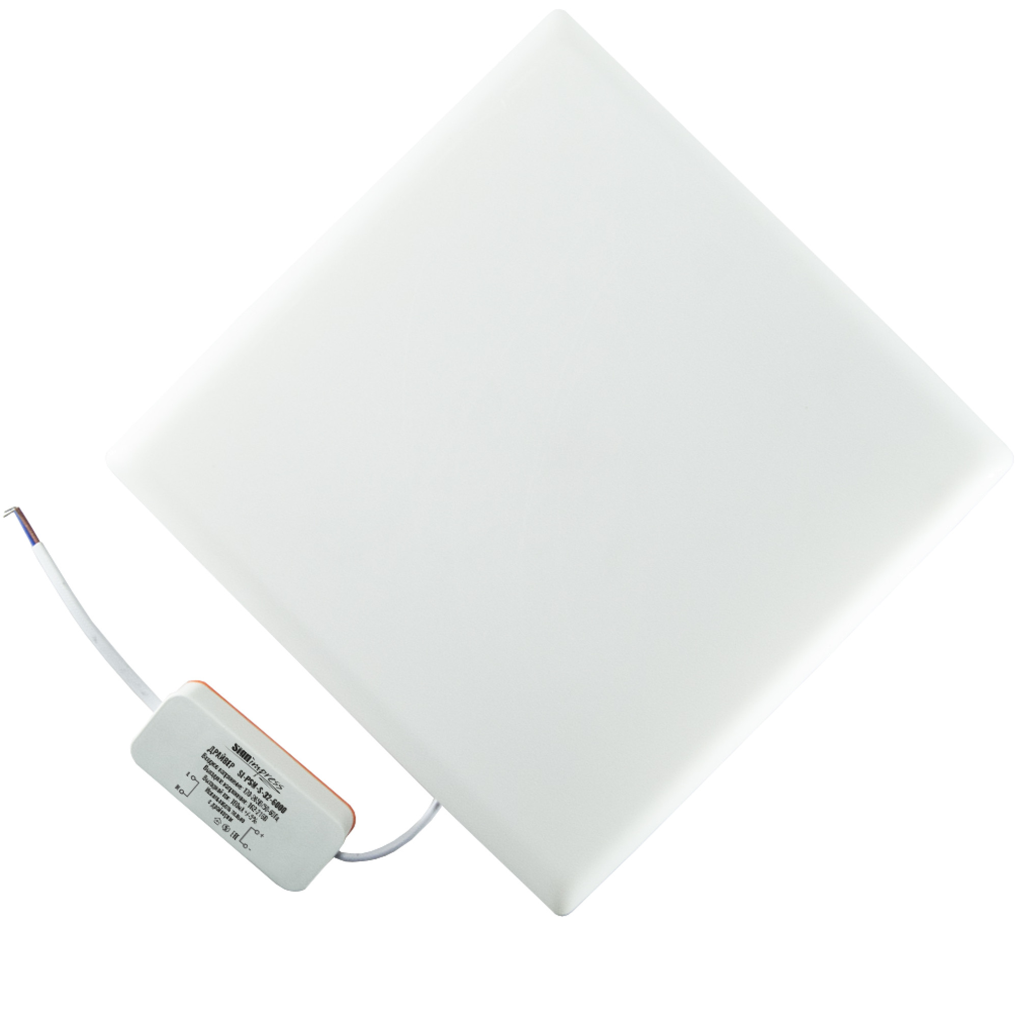 Светильник светодиодный регулируемый (до 205мм) 32Вт 6000K 2800Лм квадрат SignImpress