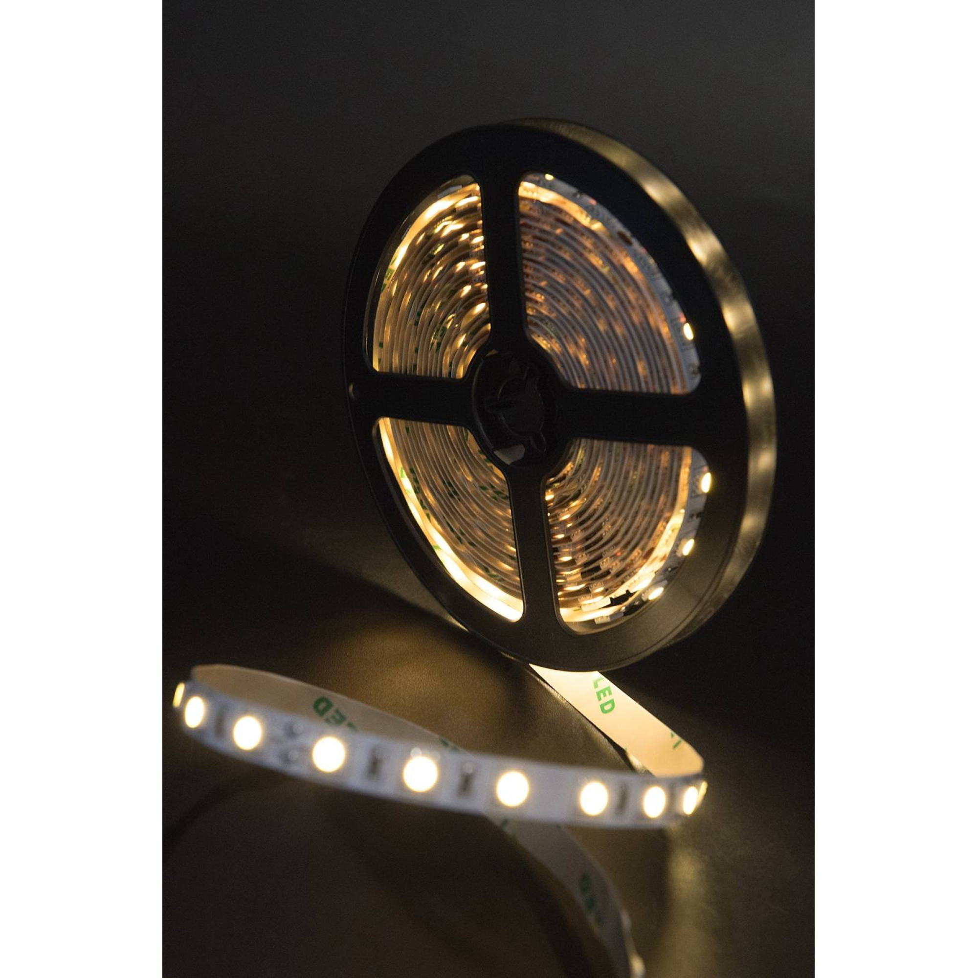 Лента светодиодная стандарт SMD5050 60LED/м 14,4Вт/м 24В IP20 Цвет:Нейтральный (1метр) 3М SWG 