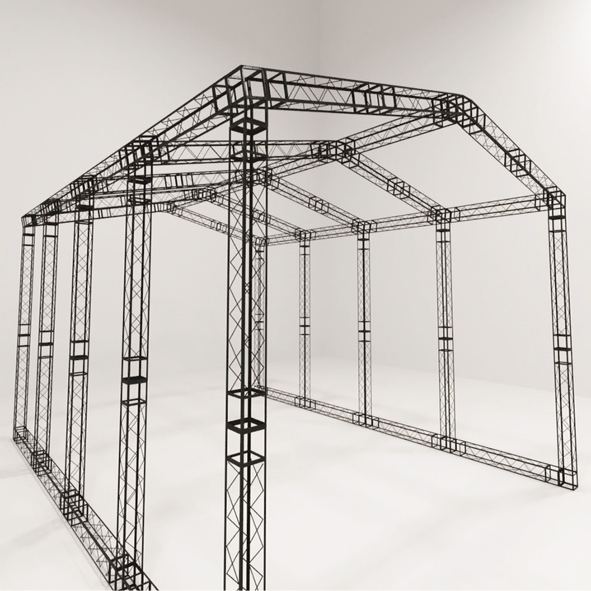 Фермы металл Line 12*12*100cm, черный, SignImpress