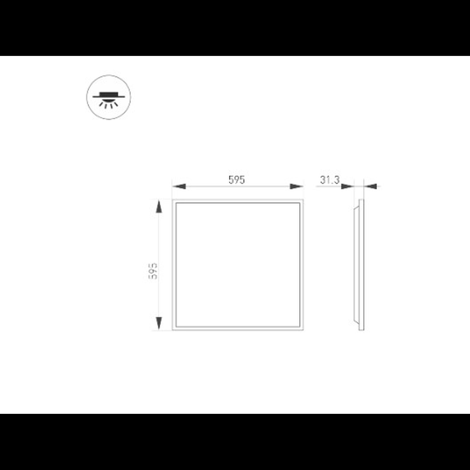 Светильник DL-TITAN-S600x600-40W Day4000 (WH, 120 deg, CRI90, 230V) (Arlight, IP40 Металл, 5 лет)