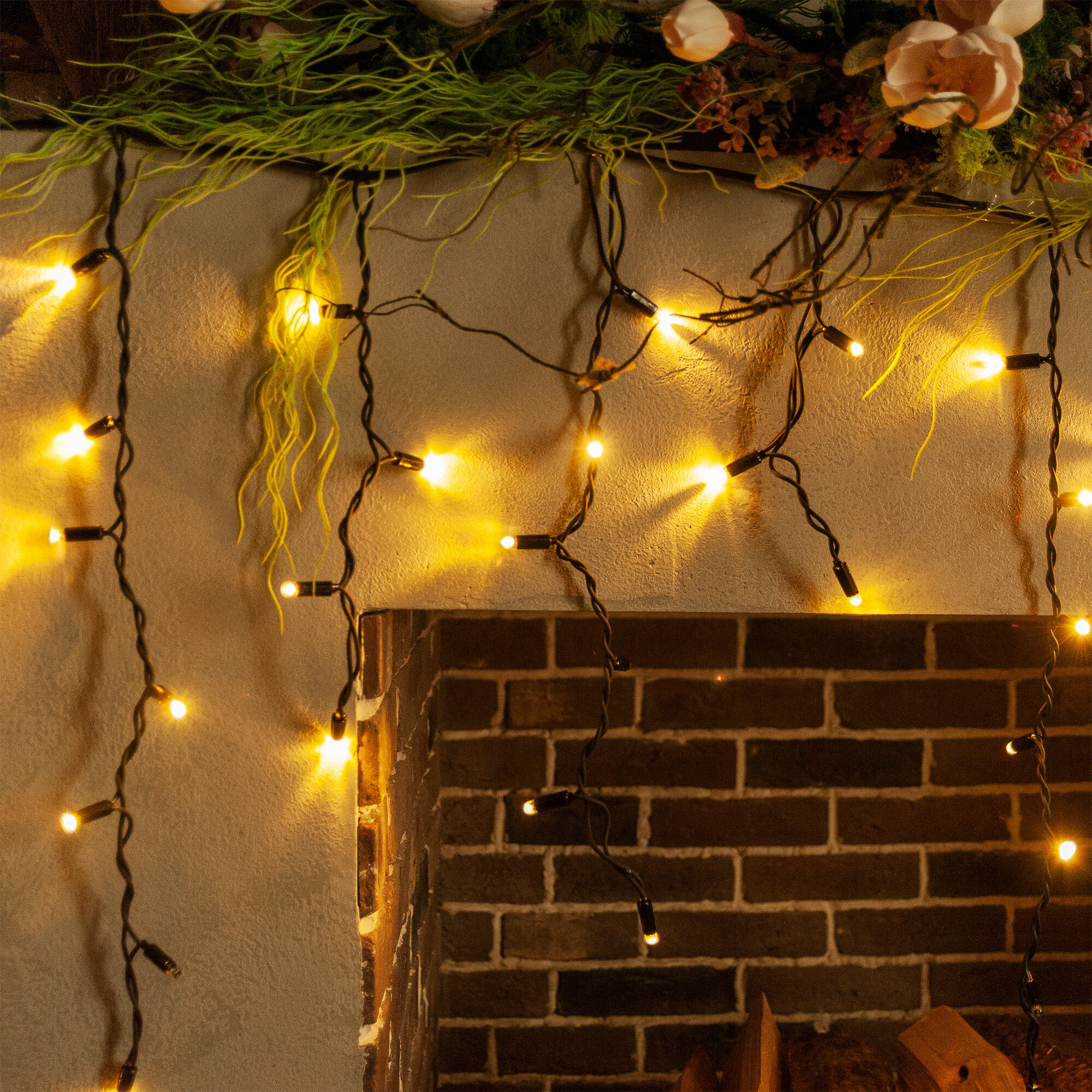 Бахрома светодиодная с эффектом мерцания, 5м ULD-B5007-300/TBK WARM WHITE IP67 Uniel