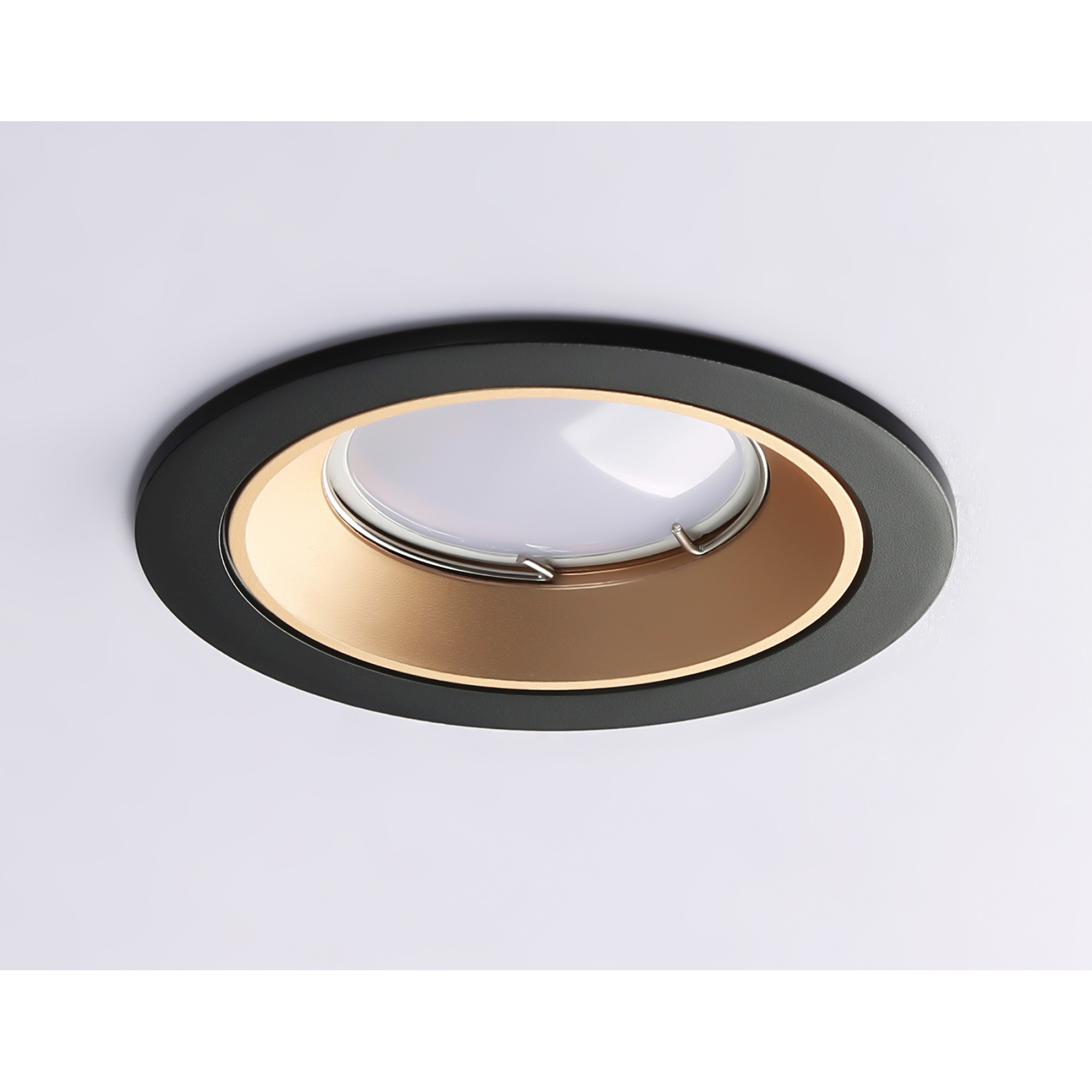 Встраиваемый точечный светильник MR16 A8923 BK/GD черный/золото Ambrella light