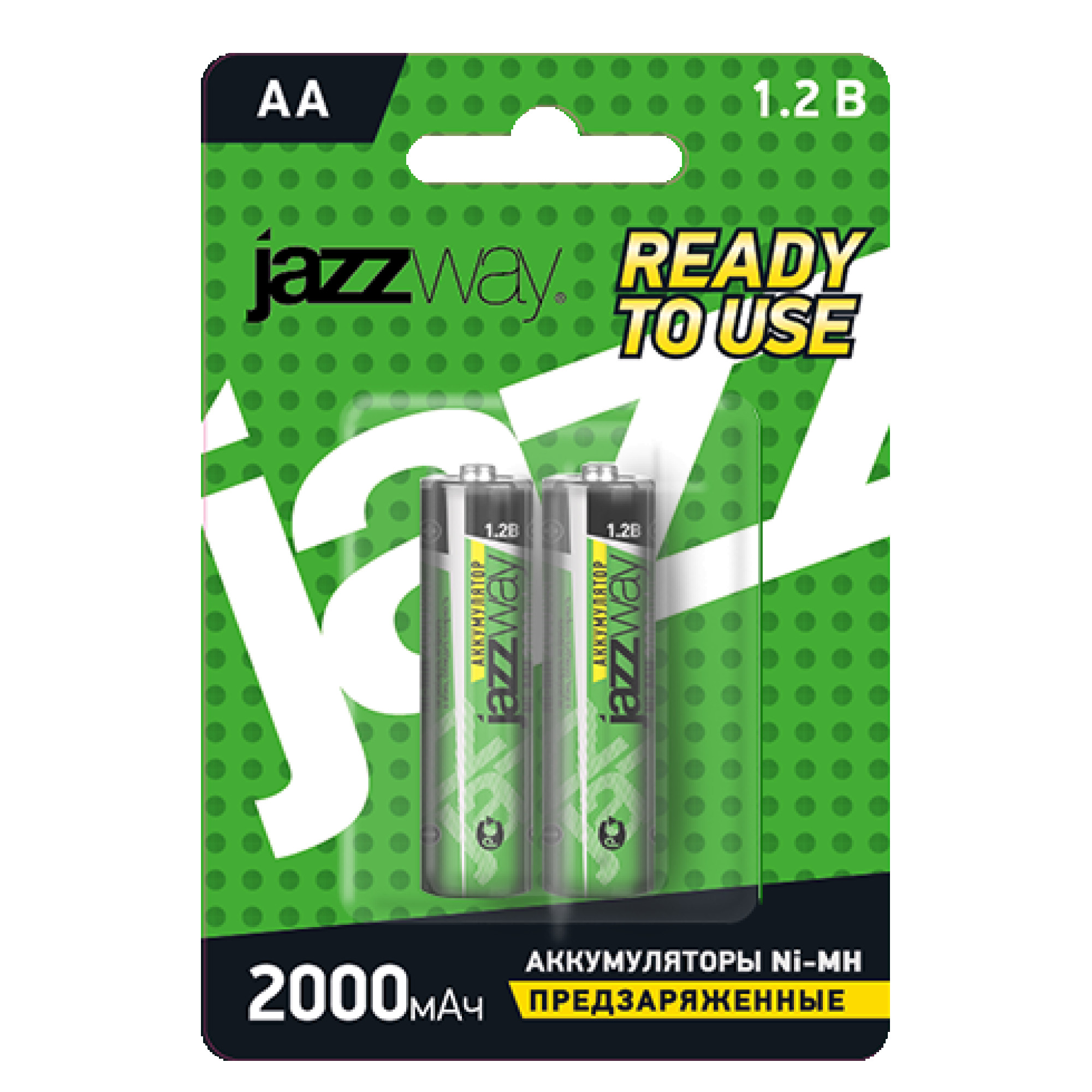 Батарейка акк. JAZZway AA 2000мАч предзаряженные BL-2 - 1шт.