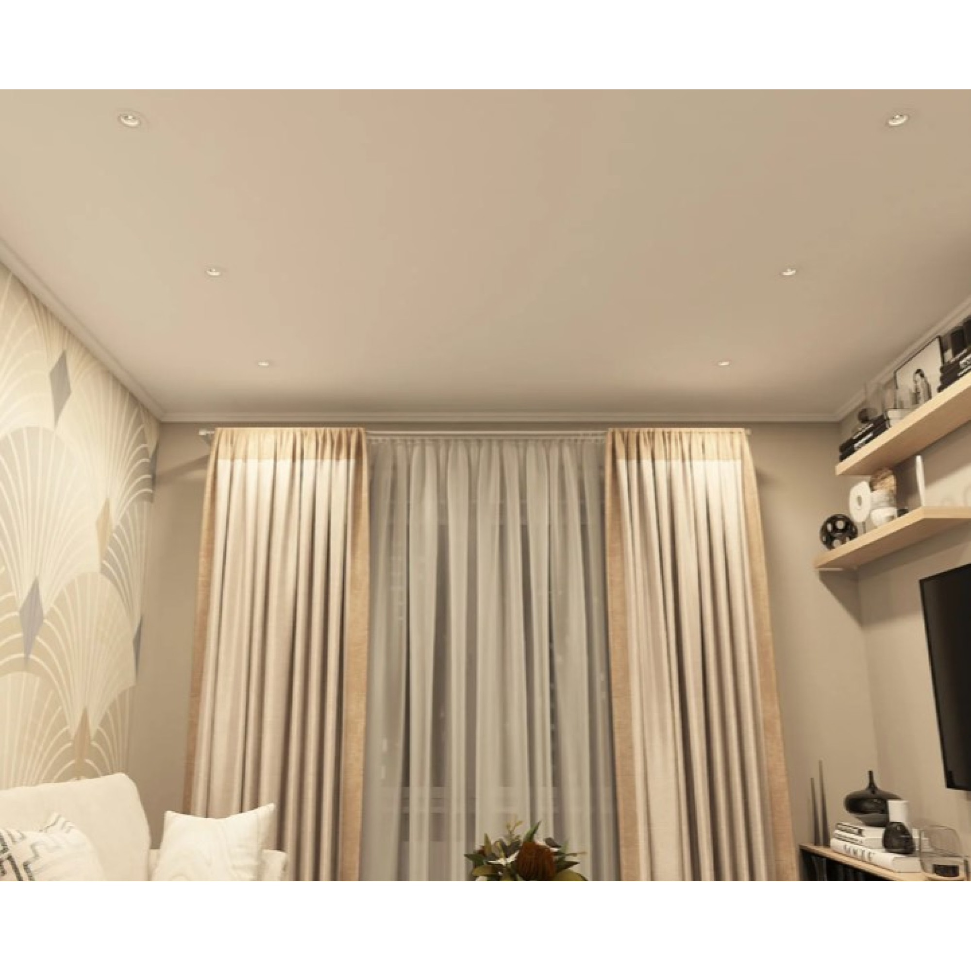 Точечный встраиваемый светильник DK2037-WH Denkirs