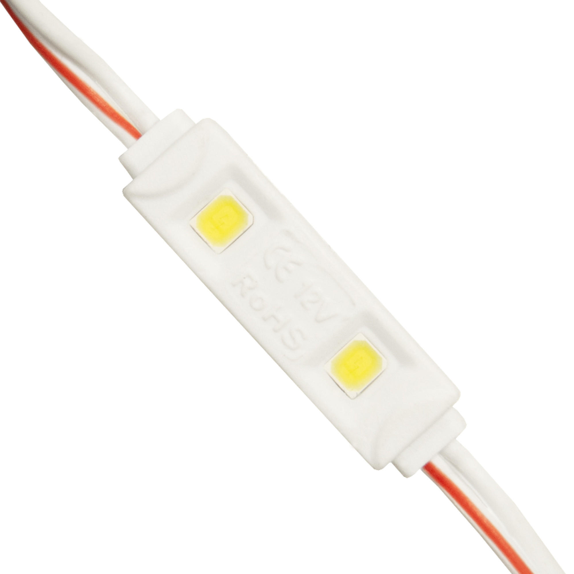 Модуль светодиодный mini 2 SMD 2835 0,4Вт 20Лм 6000К-6500К (без линзы 120) - 1шт. SignImpress