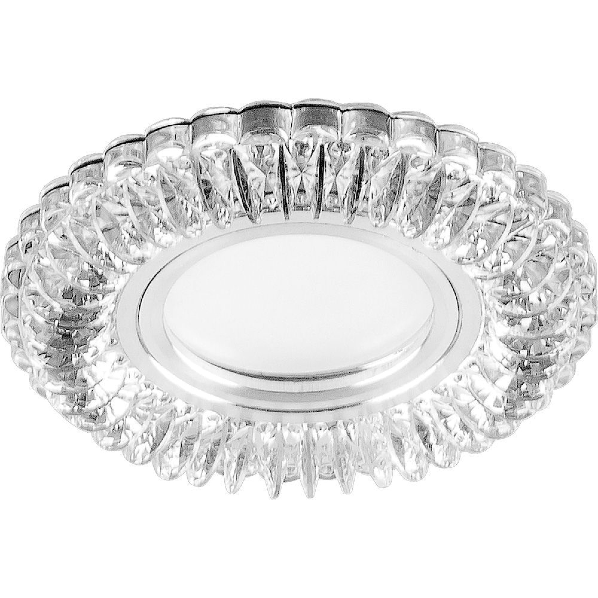 Светильник встраиваемый с белой LED подсветкой CD904 потолочный MR16 G5.3 прозрачный Feron 