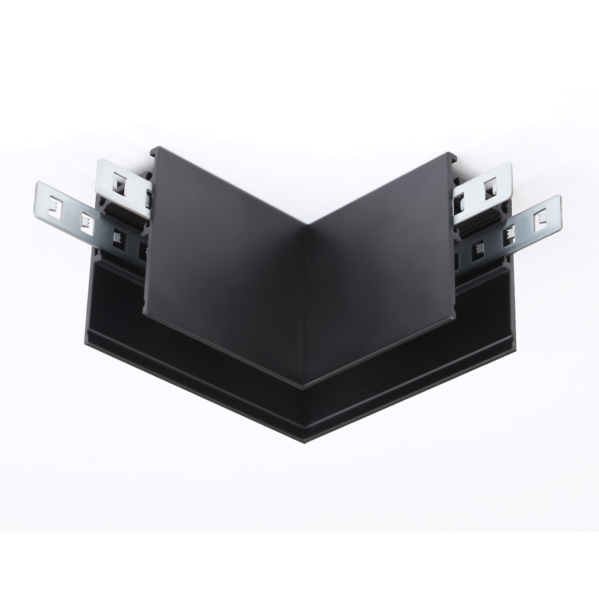 Коннектор угловой для накладного шинопровода Magnetic GL3372 BK черный Ambrella light