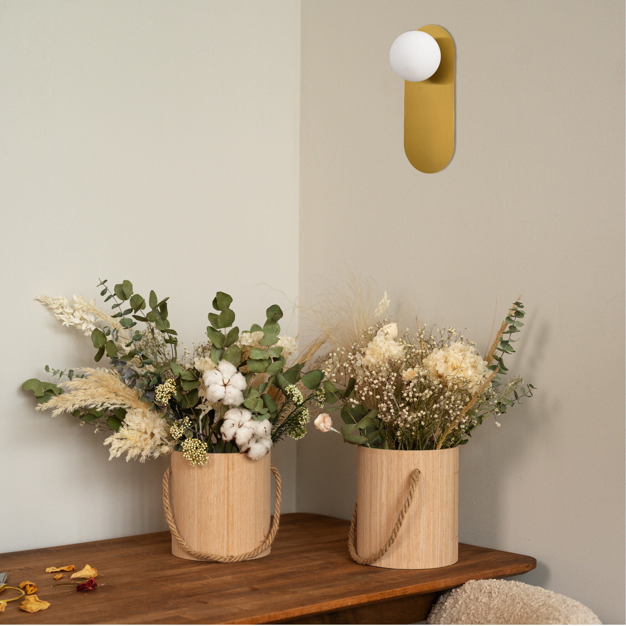 Светильник настенный Латунь/Белый G9 LED 1*5W 4000K ST Luce