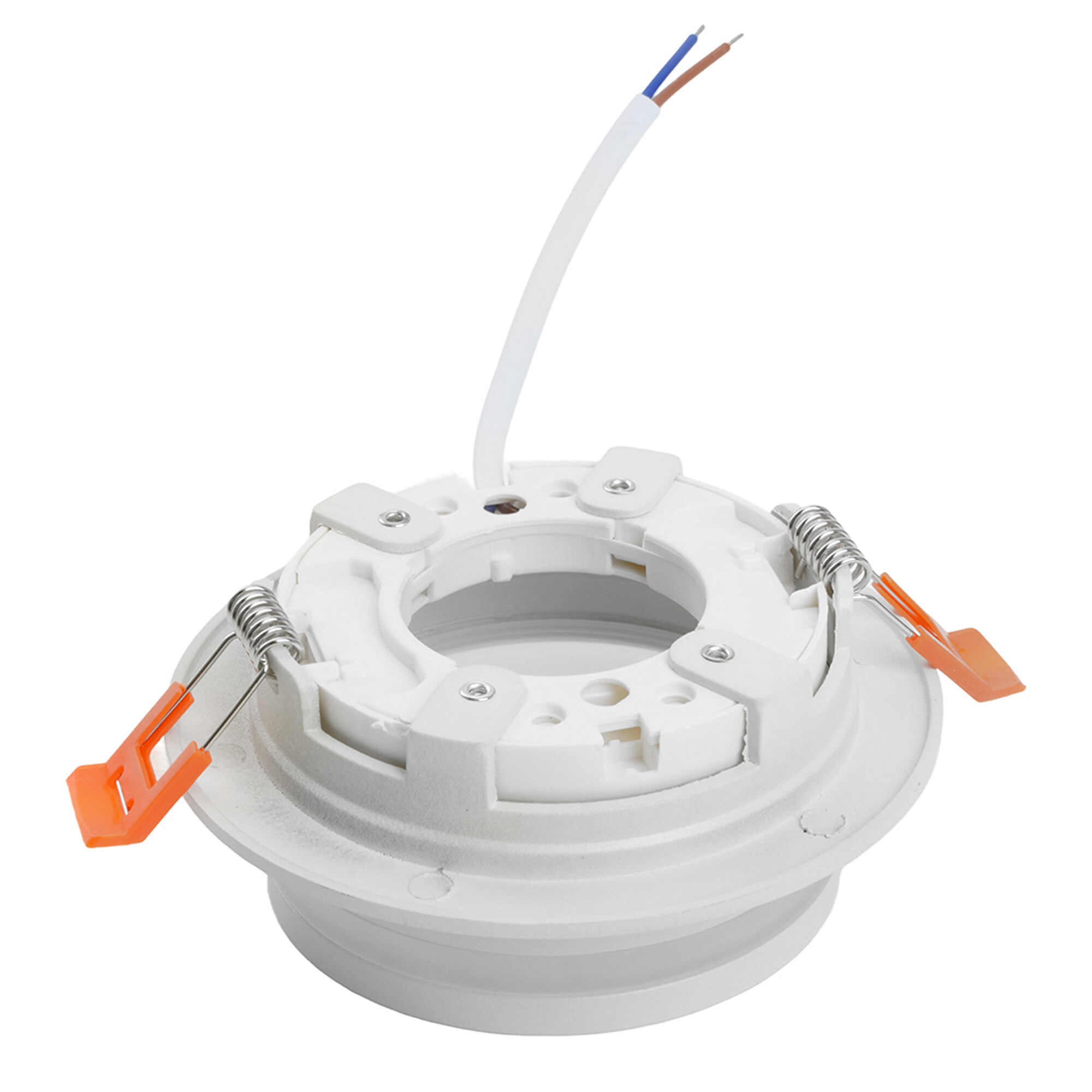 Светильник потолочный встраиваемый 15W 230V GX53, белый, круг, без лампы, DL502 LUNA Feron 