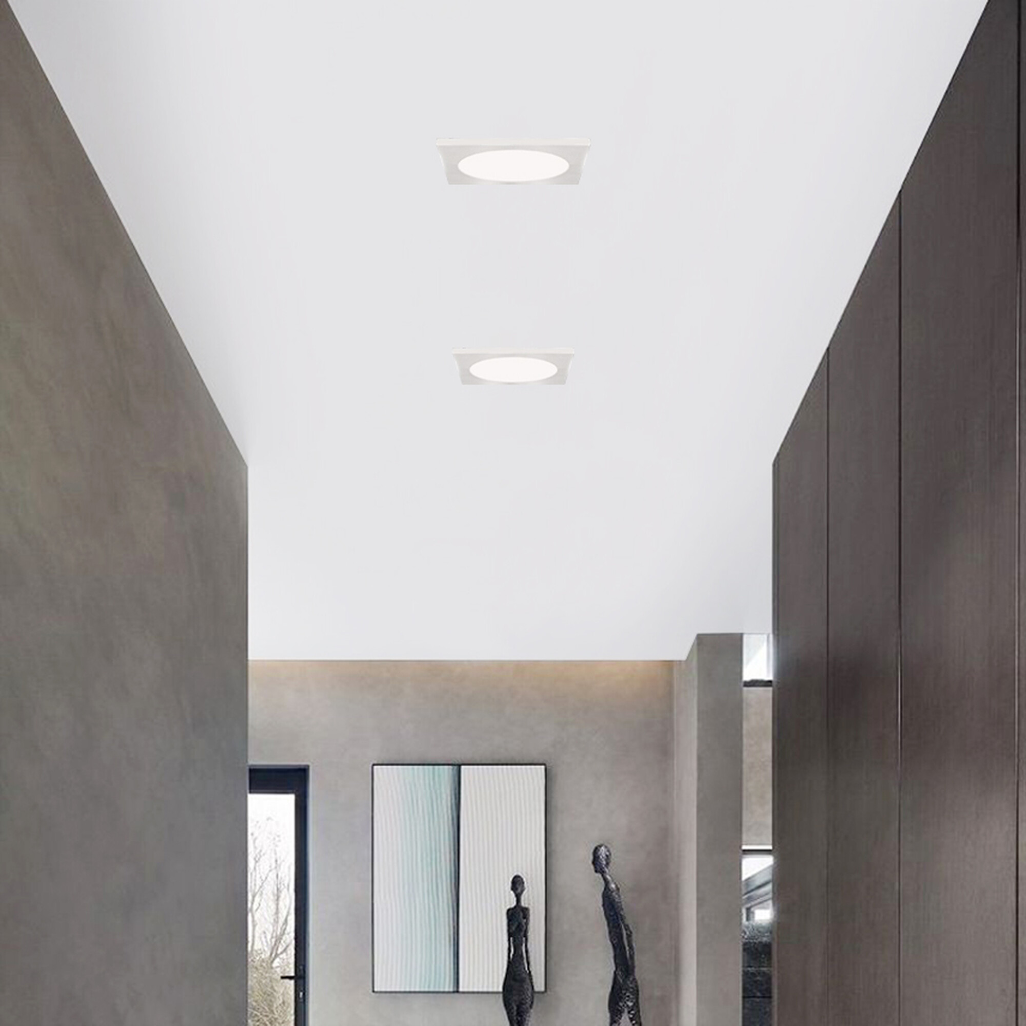 Светильник встраиваемый GU5.3 (MR16) квадрат 47553 Белый SignImpress