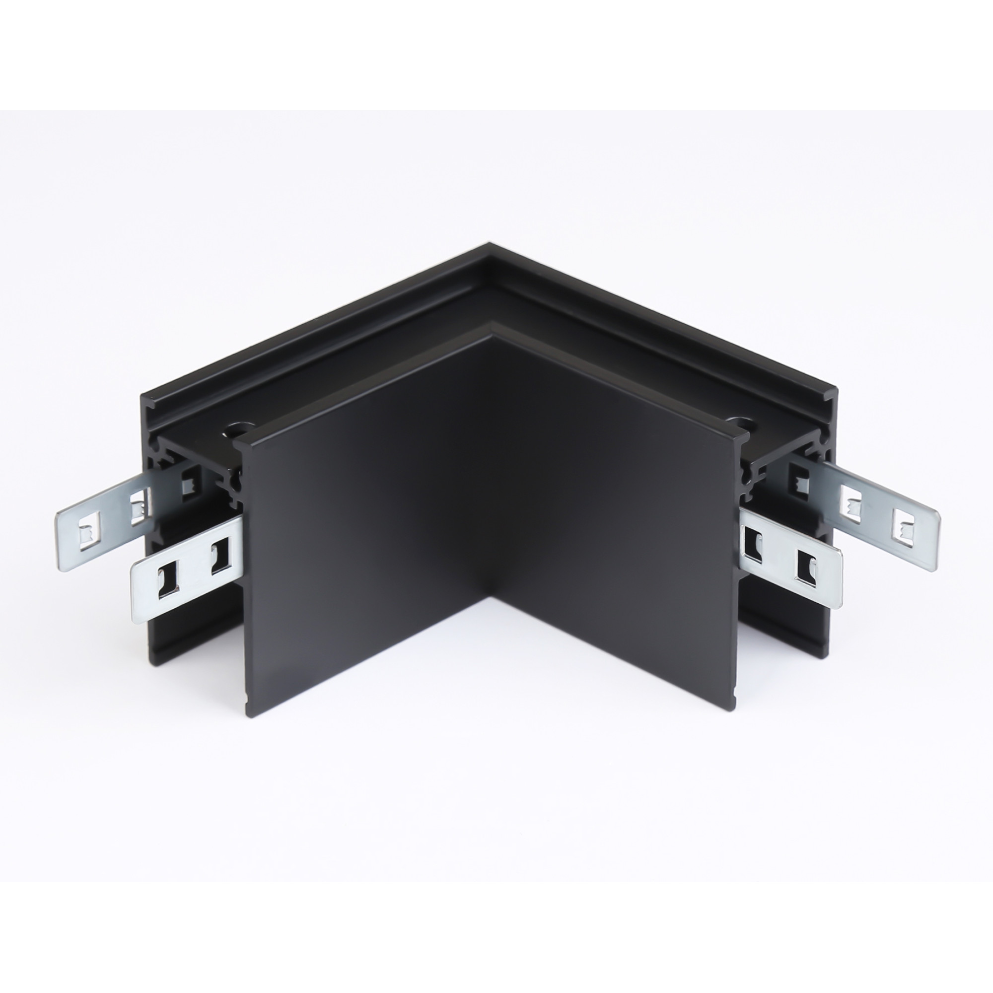 Коннектор угловой для накладного шинопровода Magnetic GL3372 BK черный Ambrella light