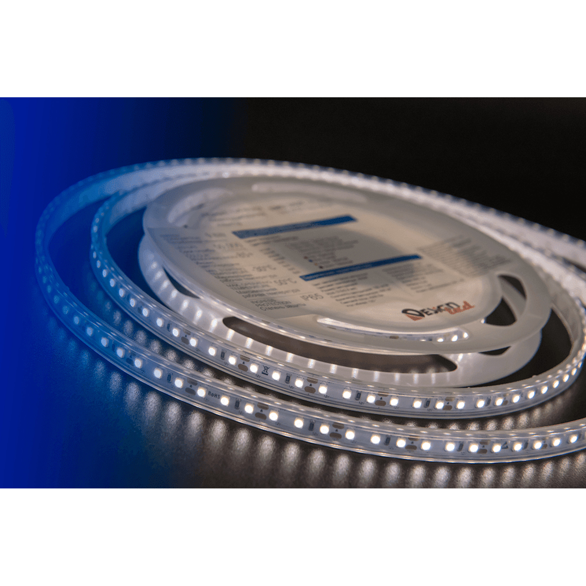 Лента светодиодная LUX3528 120LED/м 9,6Вт/м 12В IP65 Цвет:Нейтральный белый (4000K) (1метр) SWG