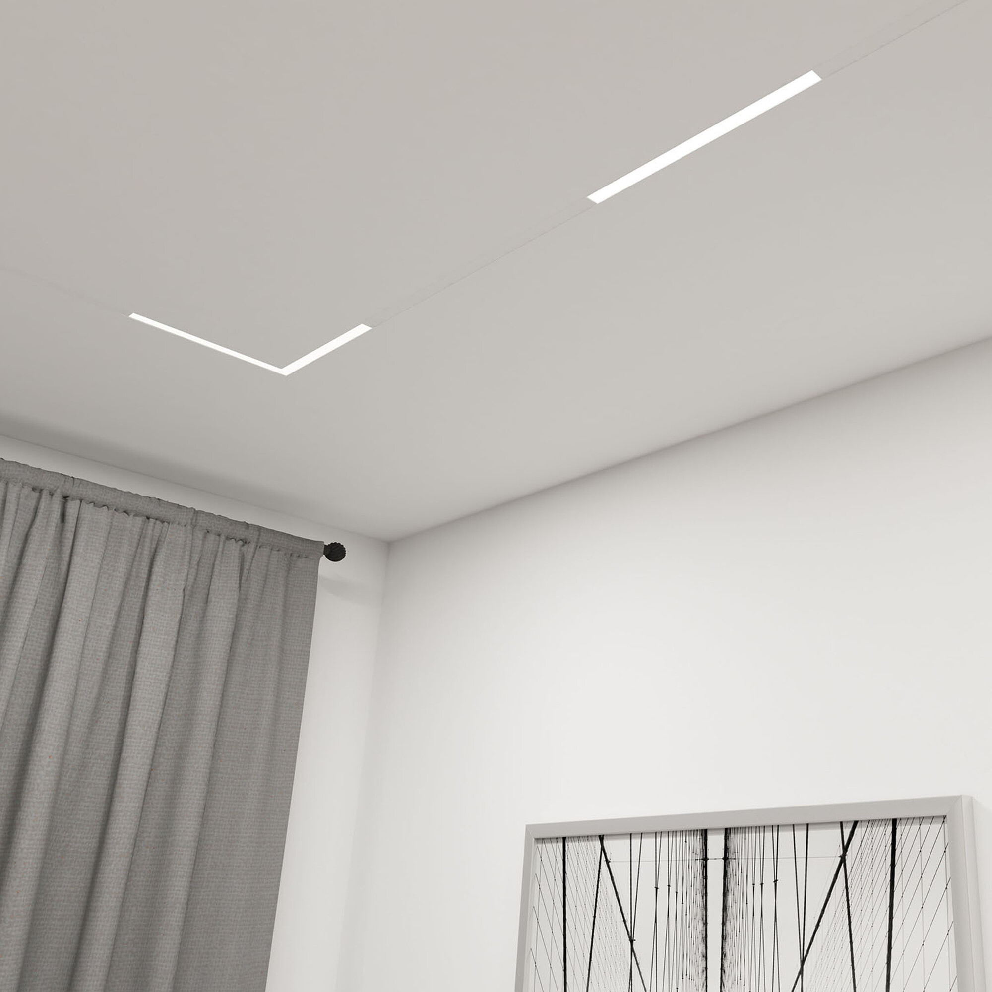 Линейный светильник SMART LINEAR 18W DIM 3000K-6000K белый Denkirs