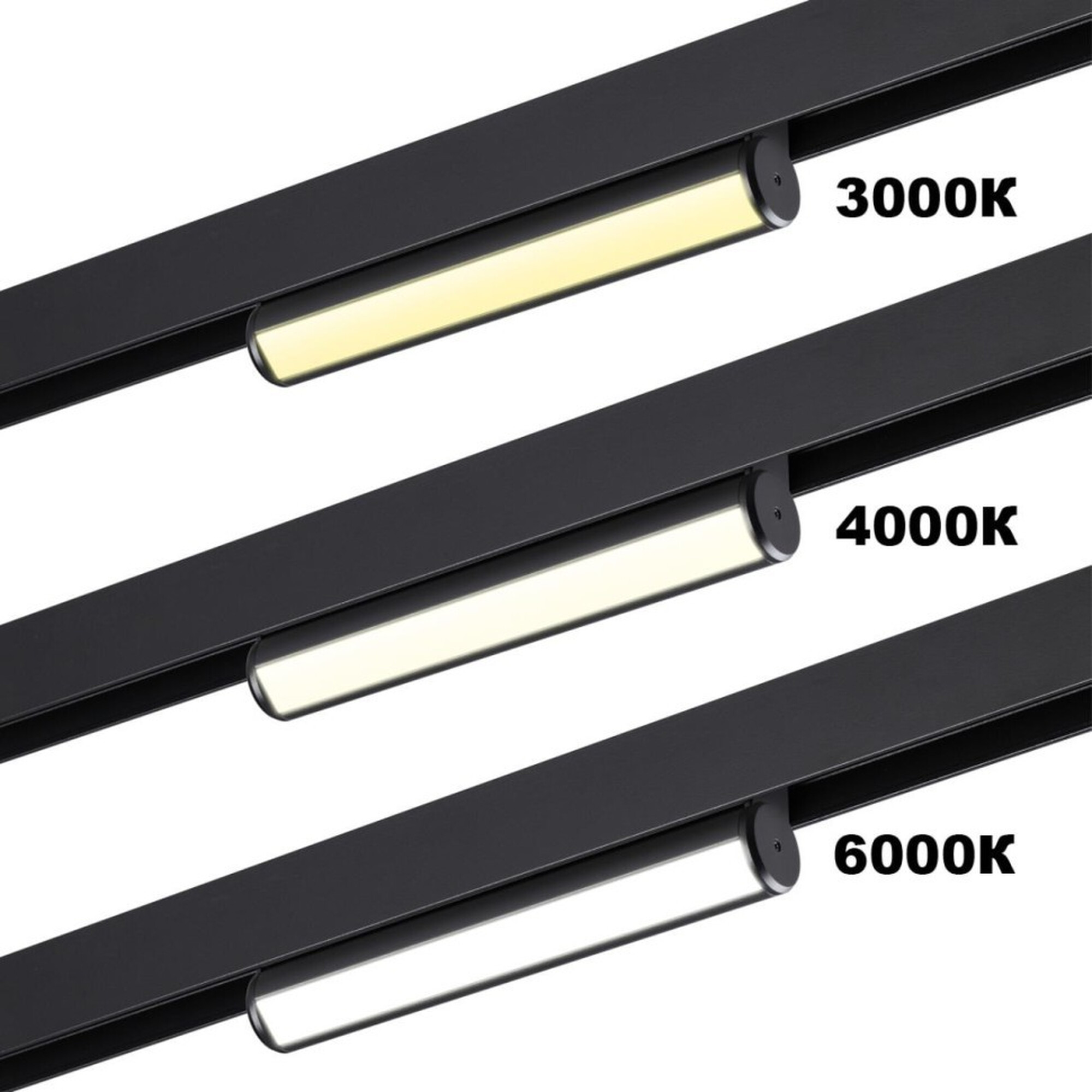359952 PORT NT25 214 черный Трековый светильник с переключ. цв. темпер. IP20 LED 3000К4000К6000К 18W 90-240V VECTOR Novotech