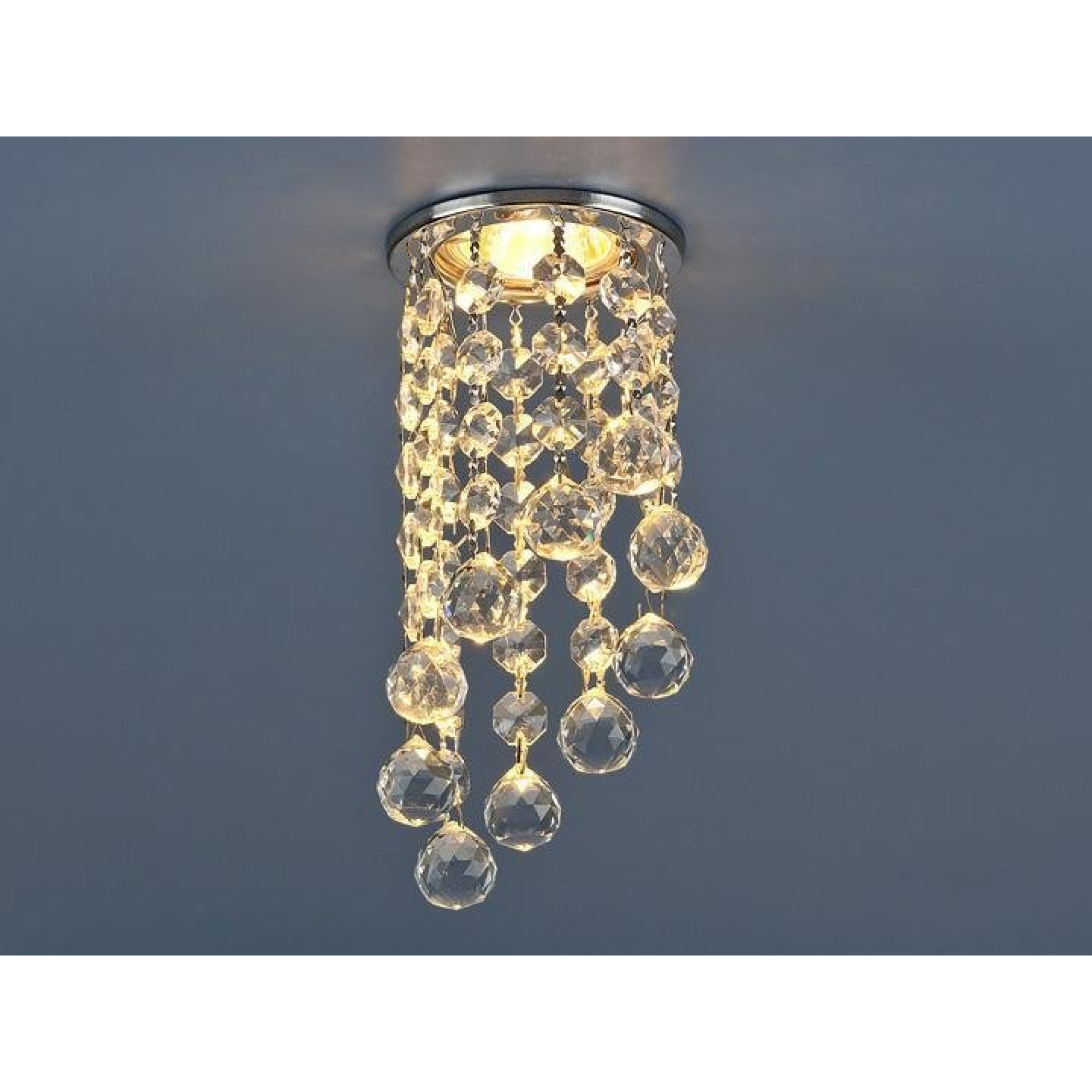 Светильник встраиваемый 205C-С MR16 хром/прозрачный Elektrostandard (распродажа)