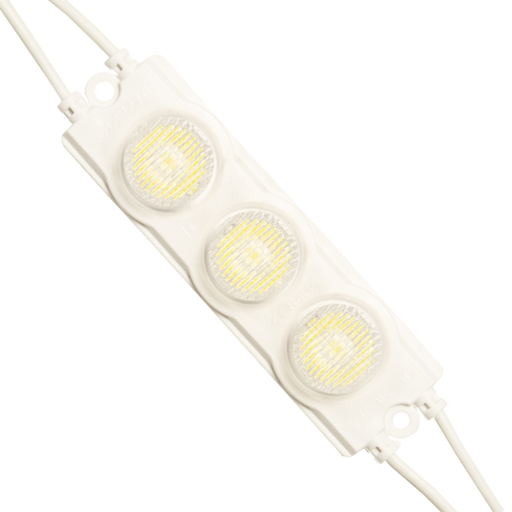 Модуль светодиодный 3 SMD 3030 3Вт 200Лм 6000К-6500К (с линзой 50*20) -1шт. SignImpress