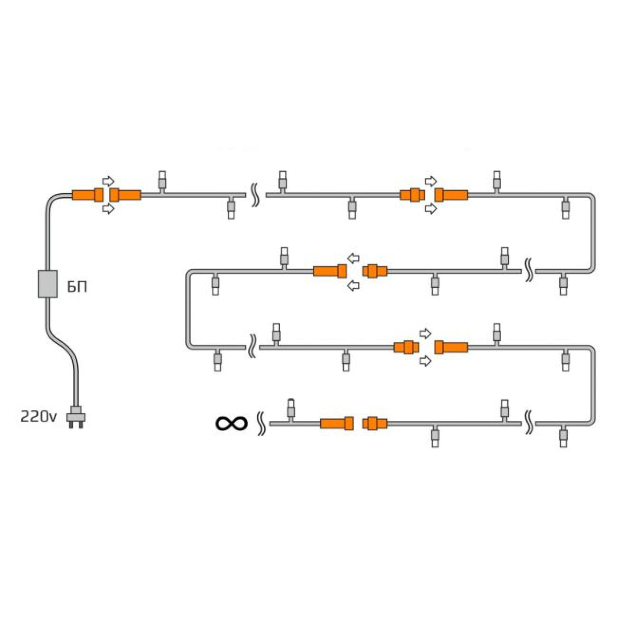 Гирлянда светодиодная 