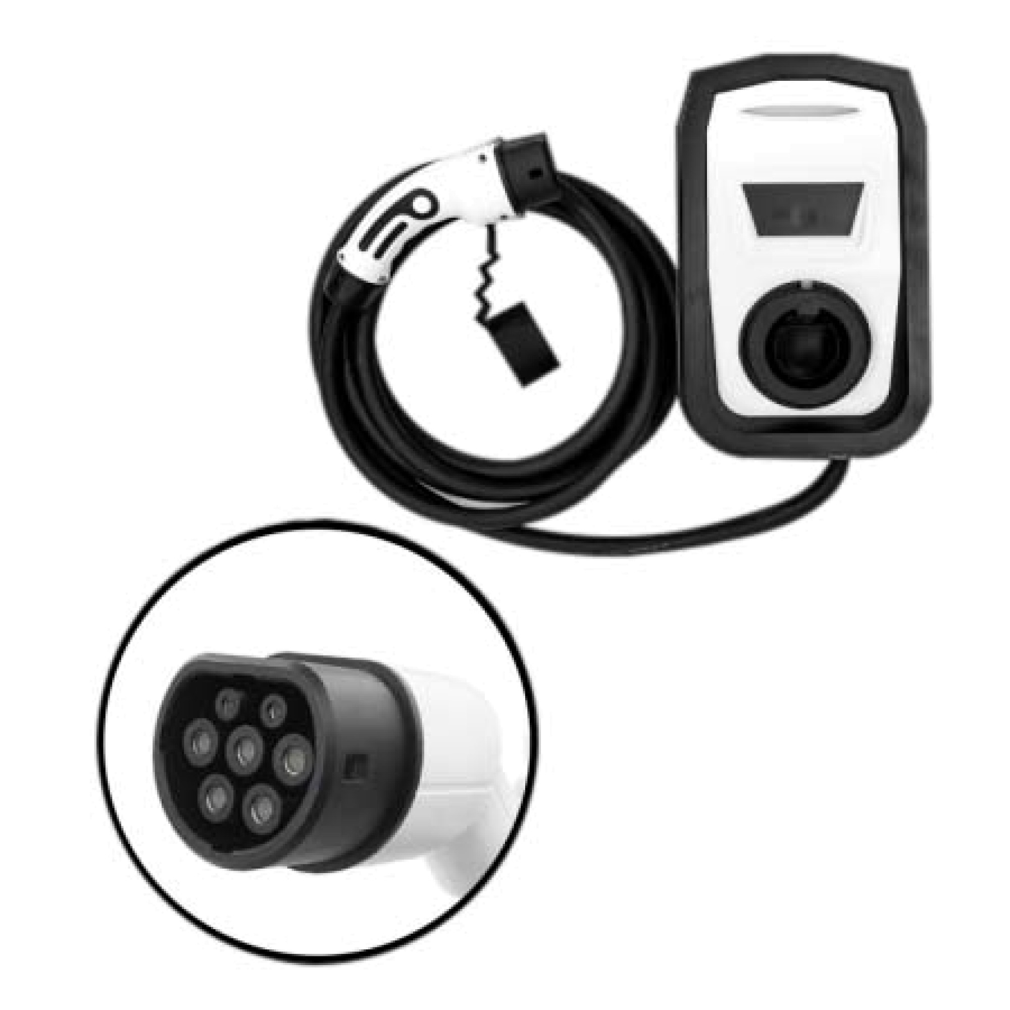 Зарядная станция, кабельная Type GBT 7,4кВт