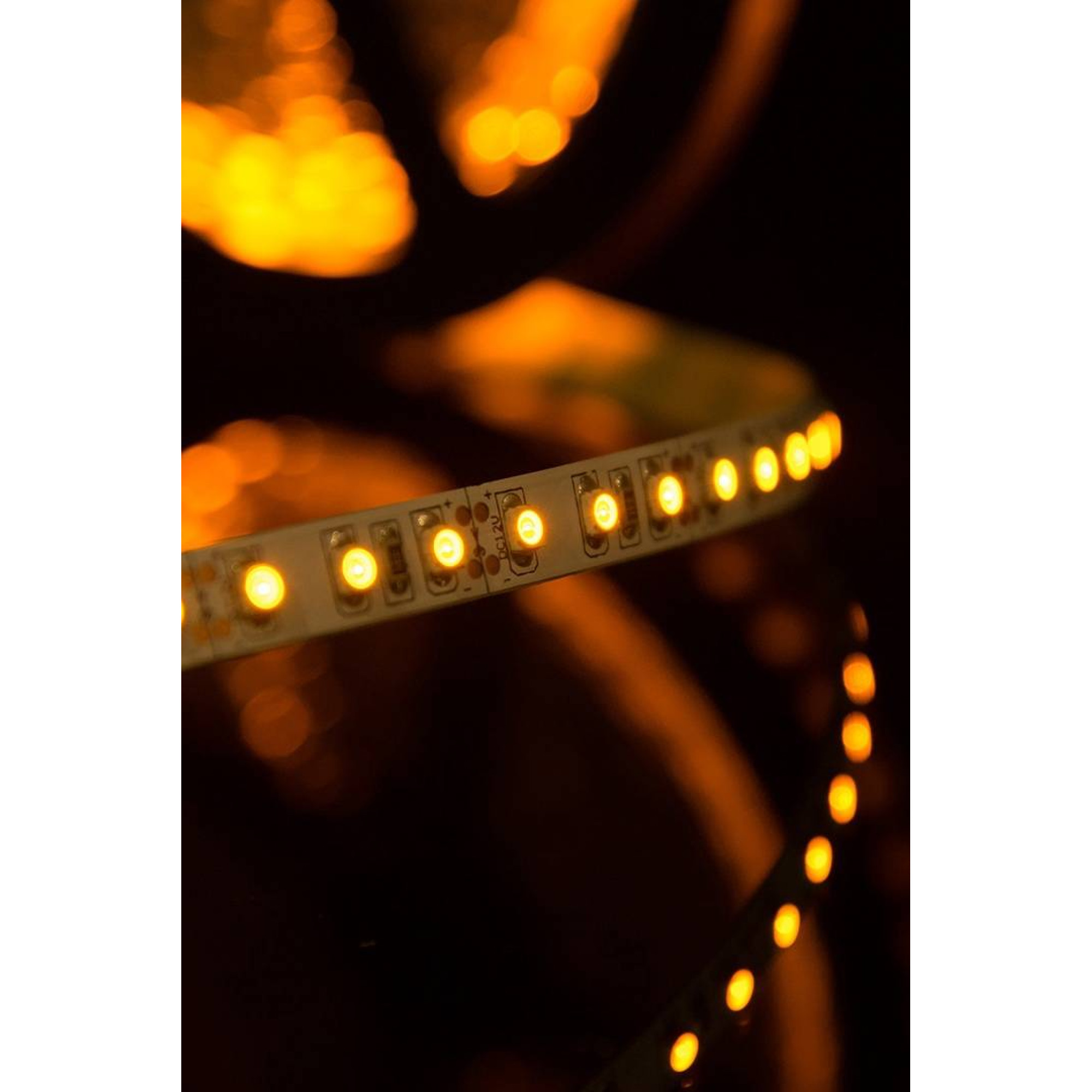 Лента светодиодная стандарт SMD3528 120LED/м 9,6Вт/м 12В IP20 Цвет:Желтый (1метр) ЗМ SWG