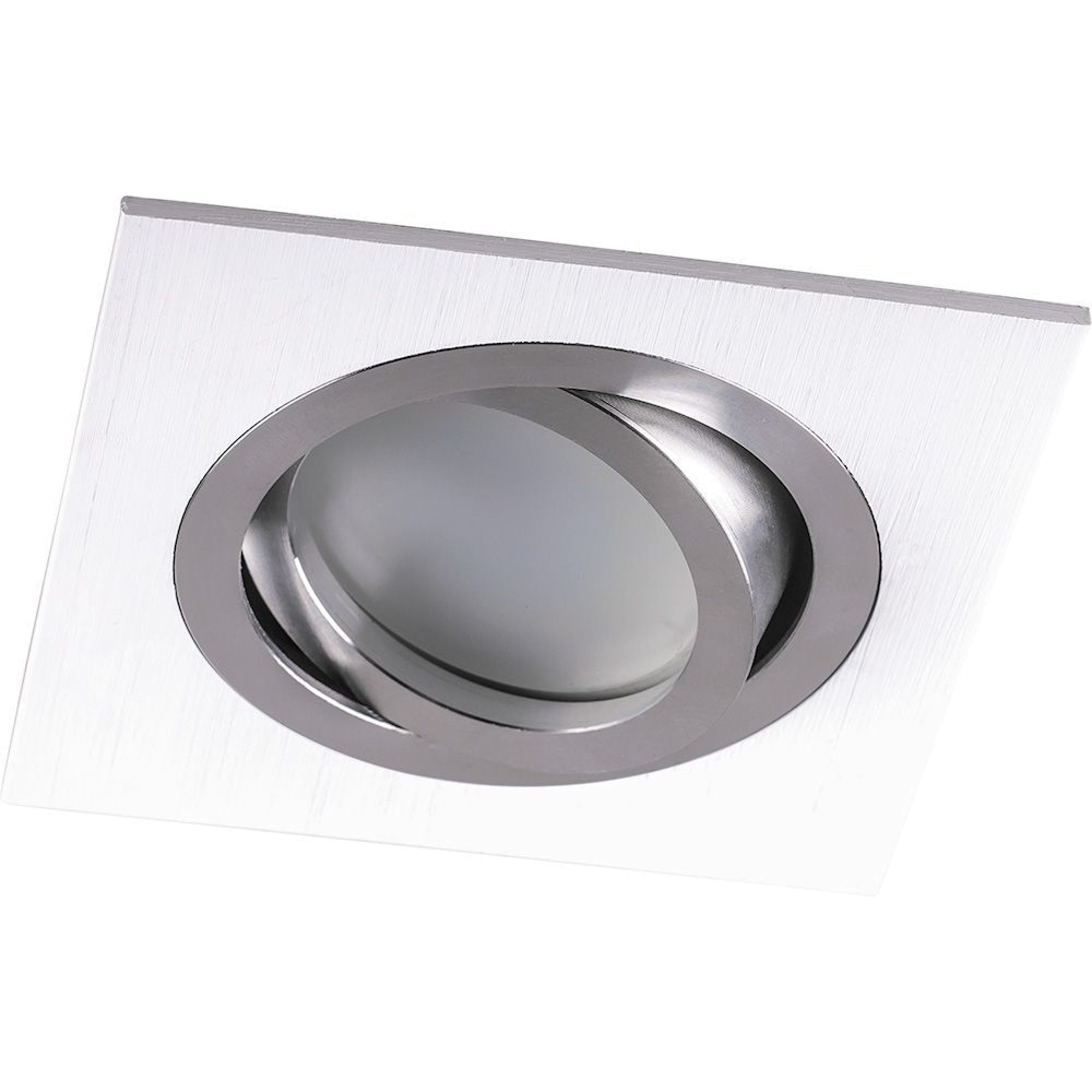 Светильник встраиваемый квадрат поворотный DL2801 MR16 50W белый Feron