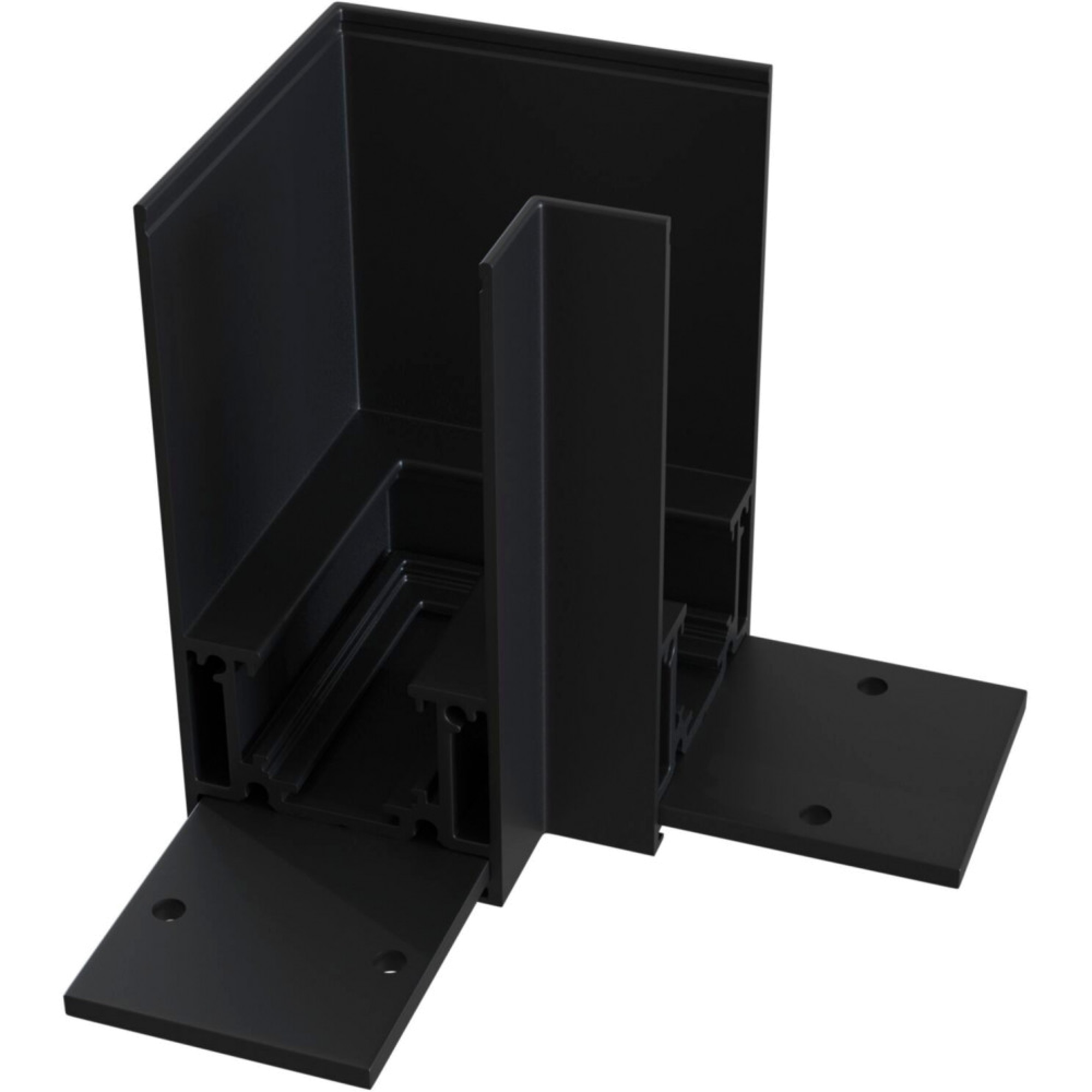 Угловой коннектор S35 накладной черный Maytoni