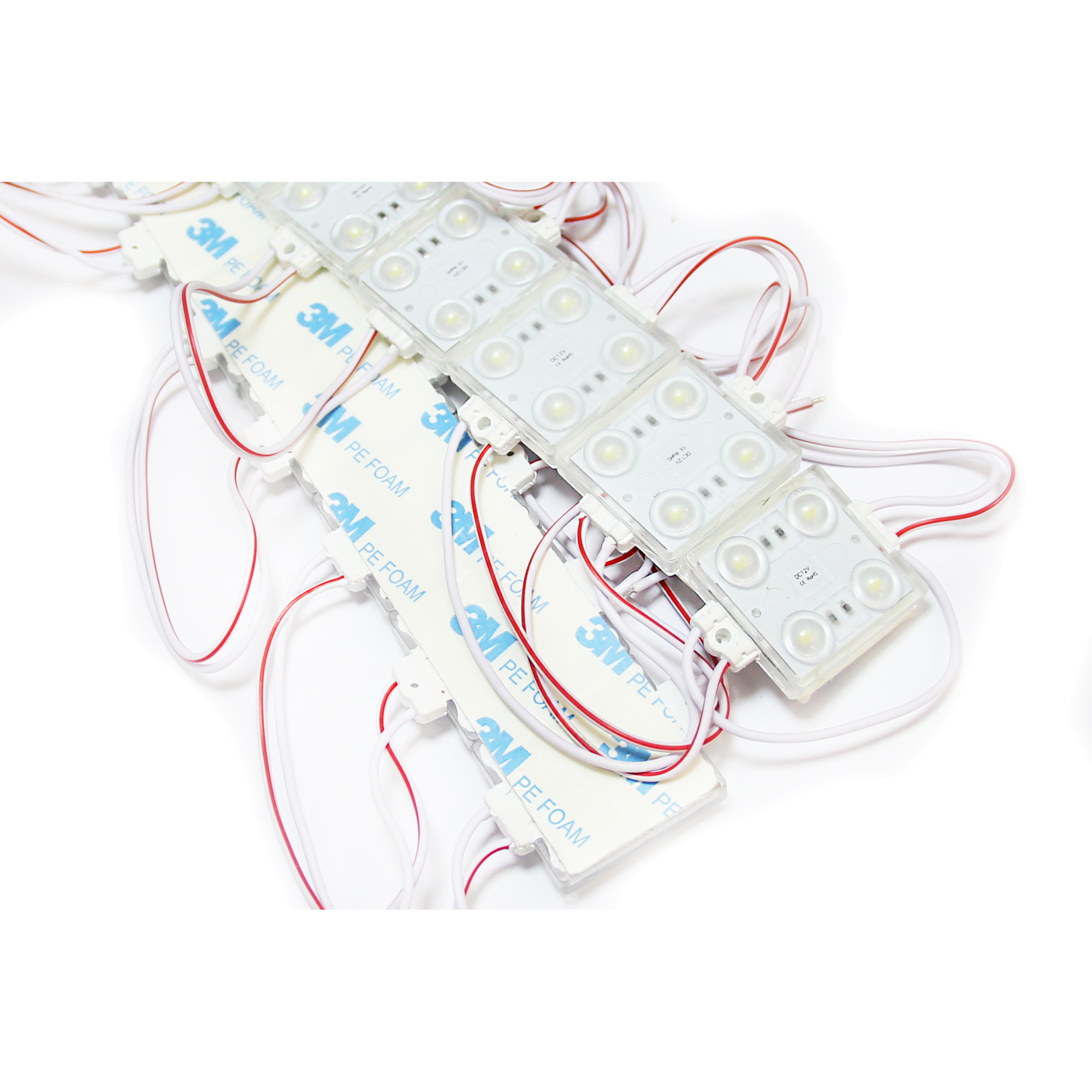 Модуль светодиодный PRO 4 SMD 2835 2W 160lm 6000К-6500К (с линзой 170) -1шт.