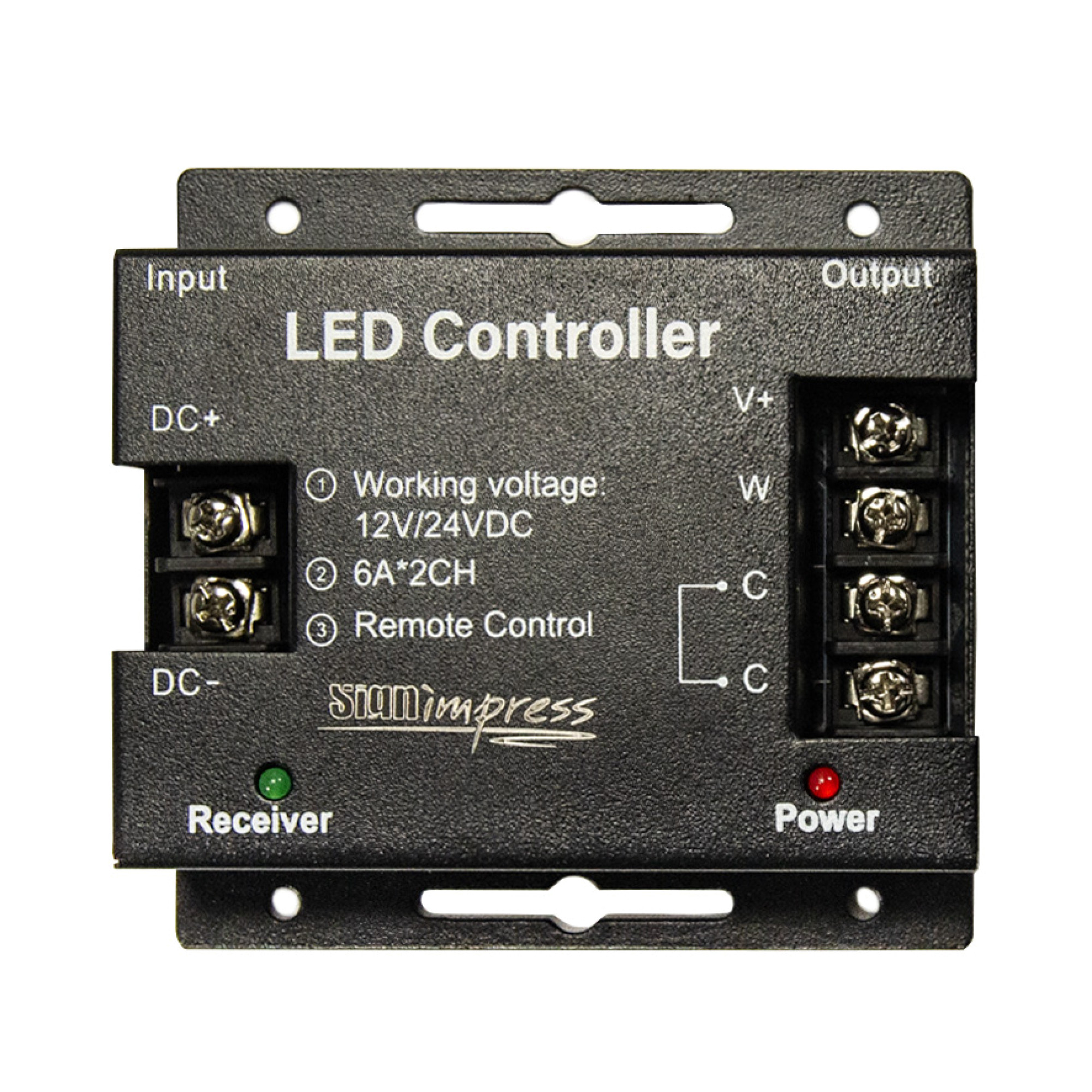 Контроллер с пультом управления сенсорным Mix 12/24В 128/288Вт Чёрный SignImpress