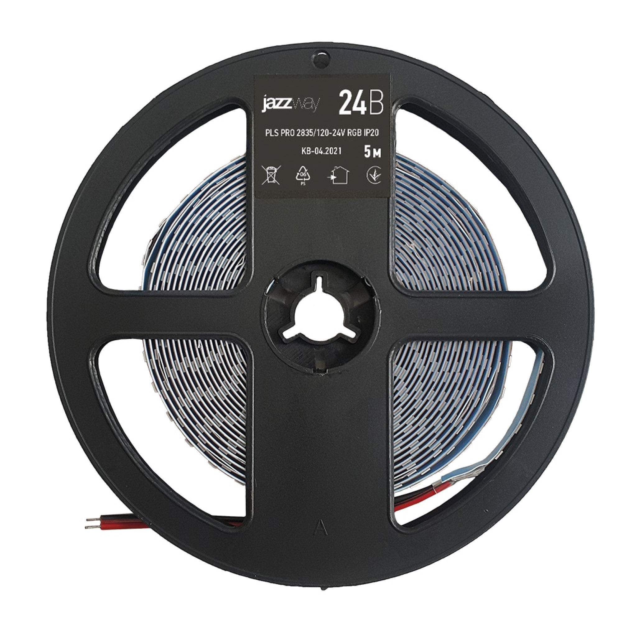 Лента светодиодная PLS PRO 2835/120-24V RGB IP20 Jazzway