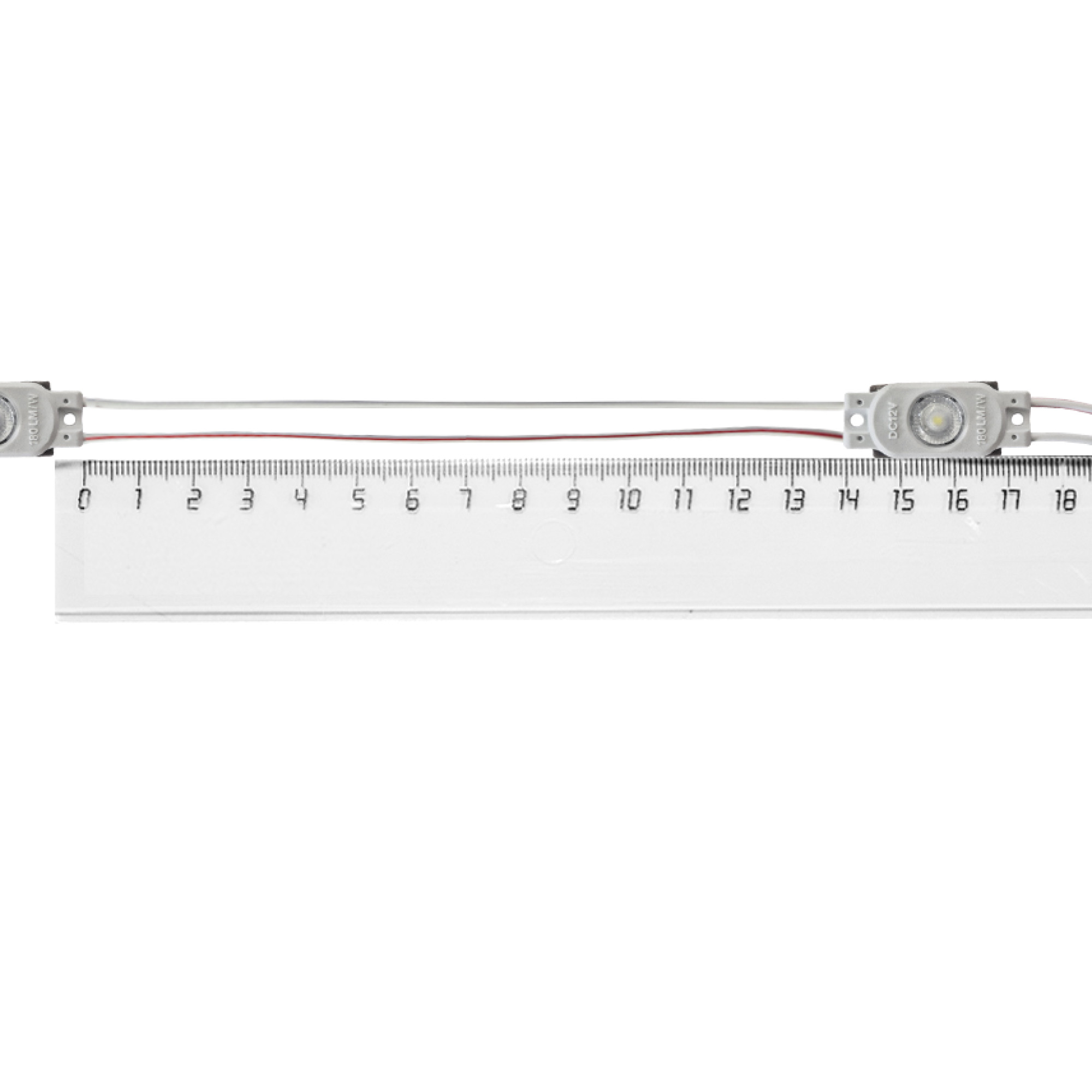 Модуль светодиодный 1 SMD 2835 0,36Вт 65Лм 6500-7000К (с линзой 175) - 1шт. SignImpress
