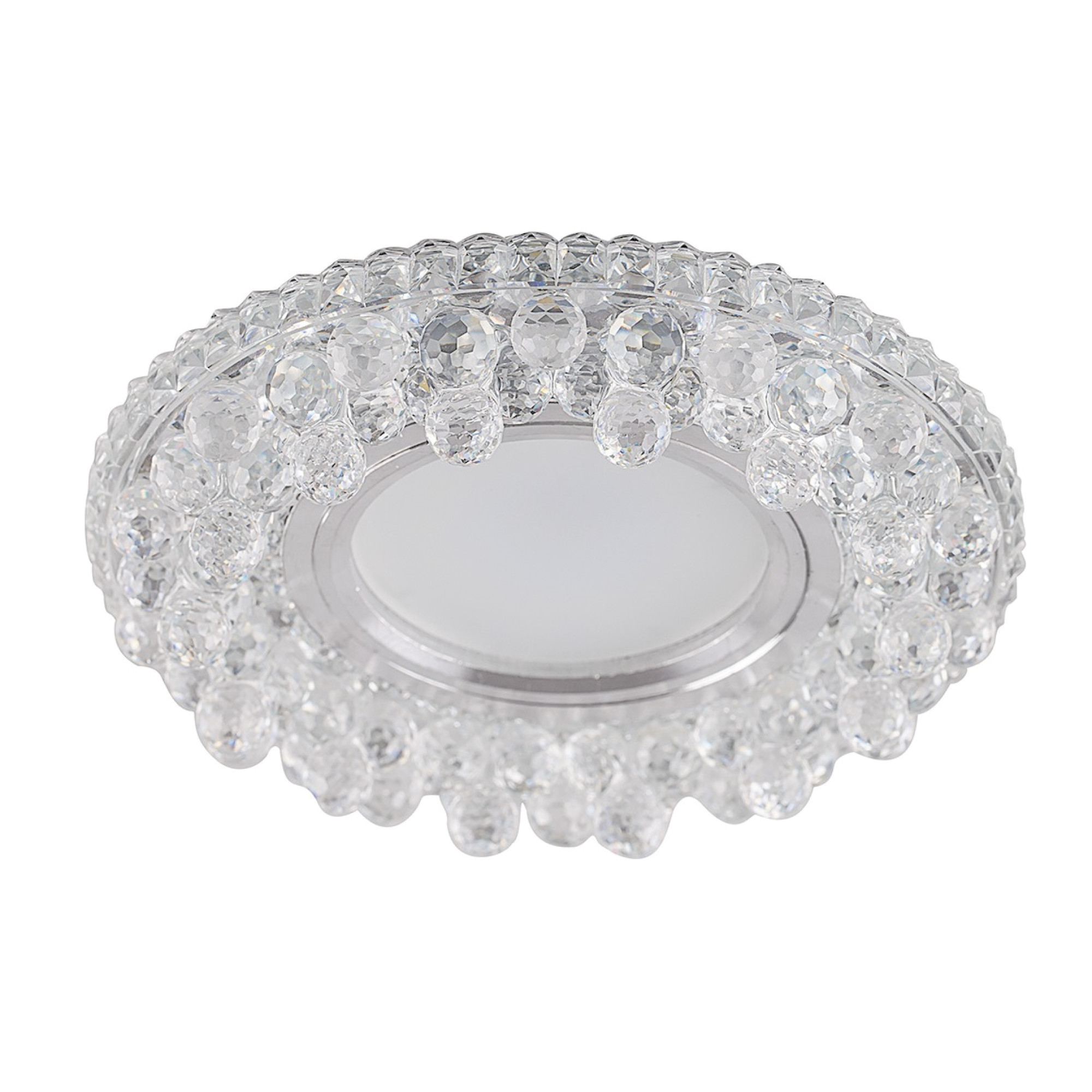 Светильник встраиваемый с подсветкой CD941 15LED 4000K MR16 прозрачный Feron