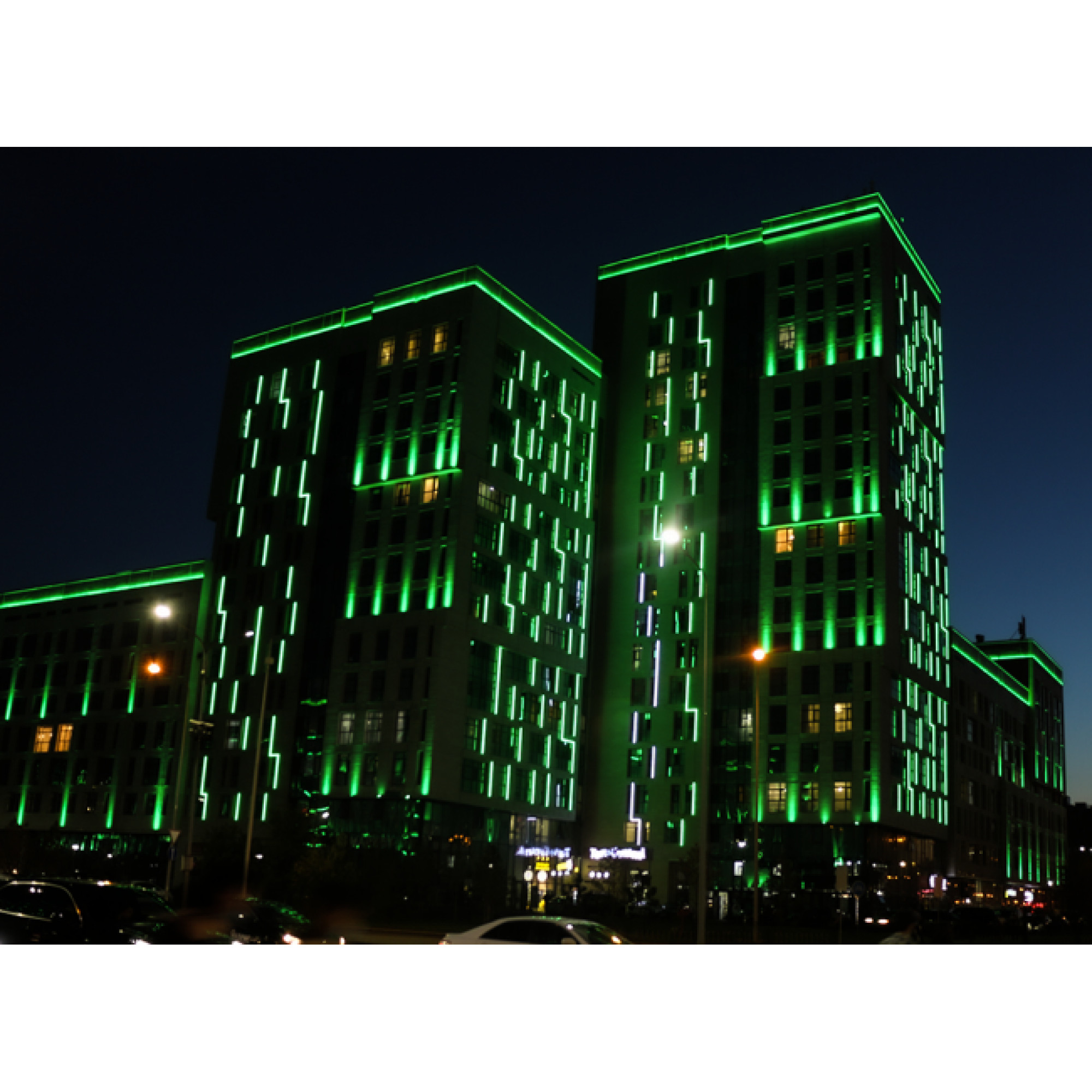 Светильник трубка архитектурная TQN-8100 SPI 24В 5Вт RGB SMD5050 24Д IP65 0,5м Signimpress