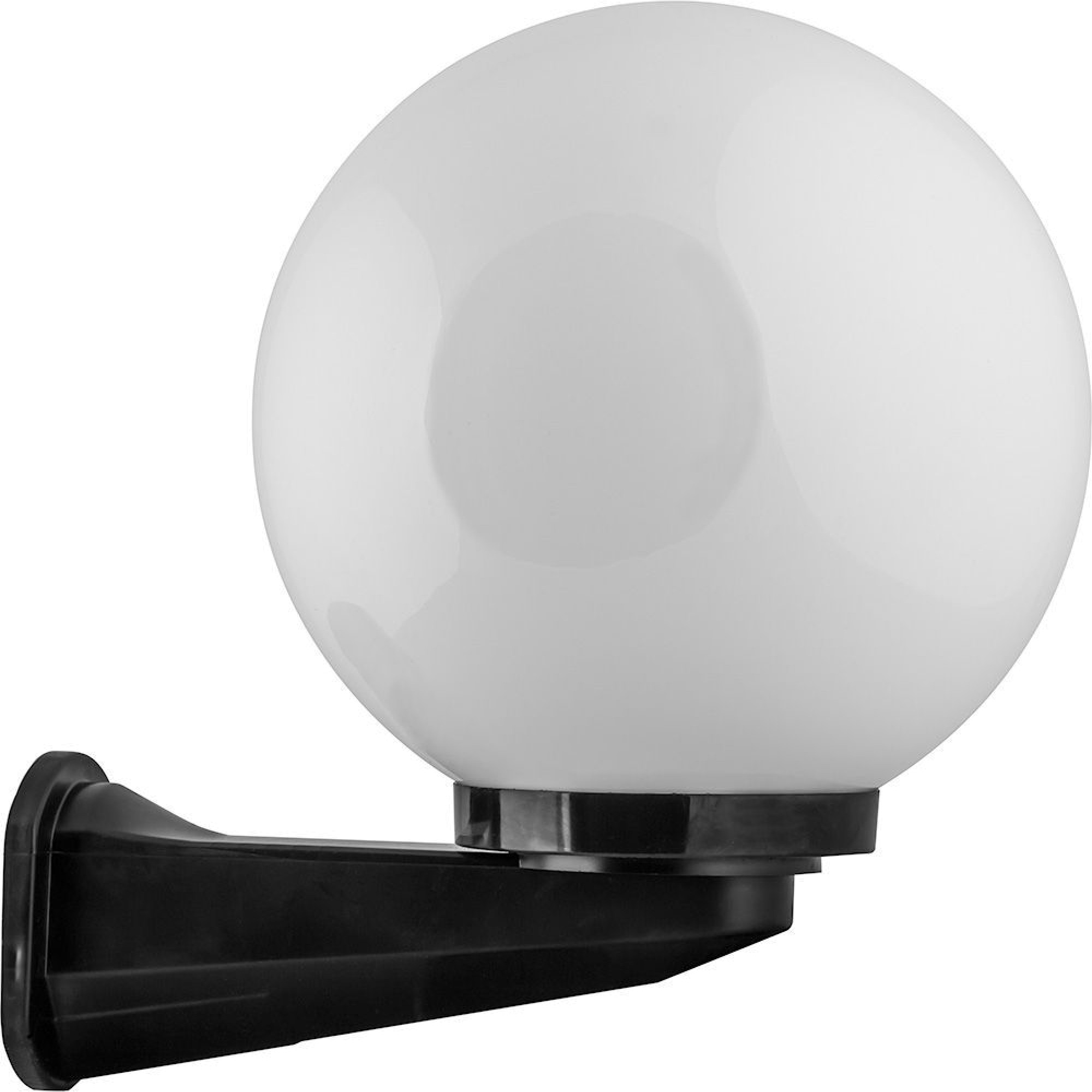 Светильник садово-парковый, ПМАА, 230V E27, d=200мм, молочно-белый, НБУ 01-60-200 Feron