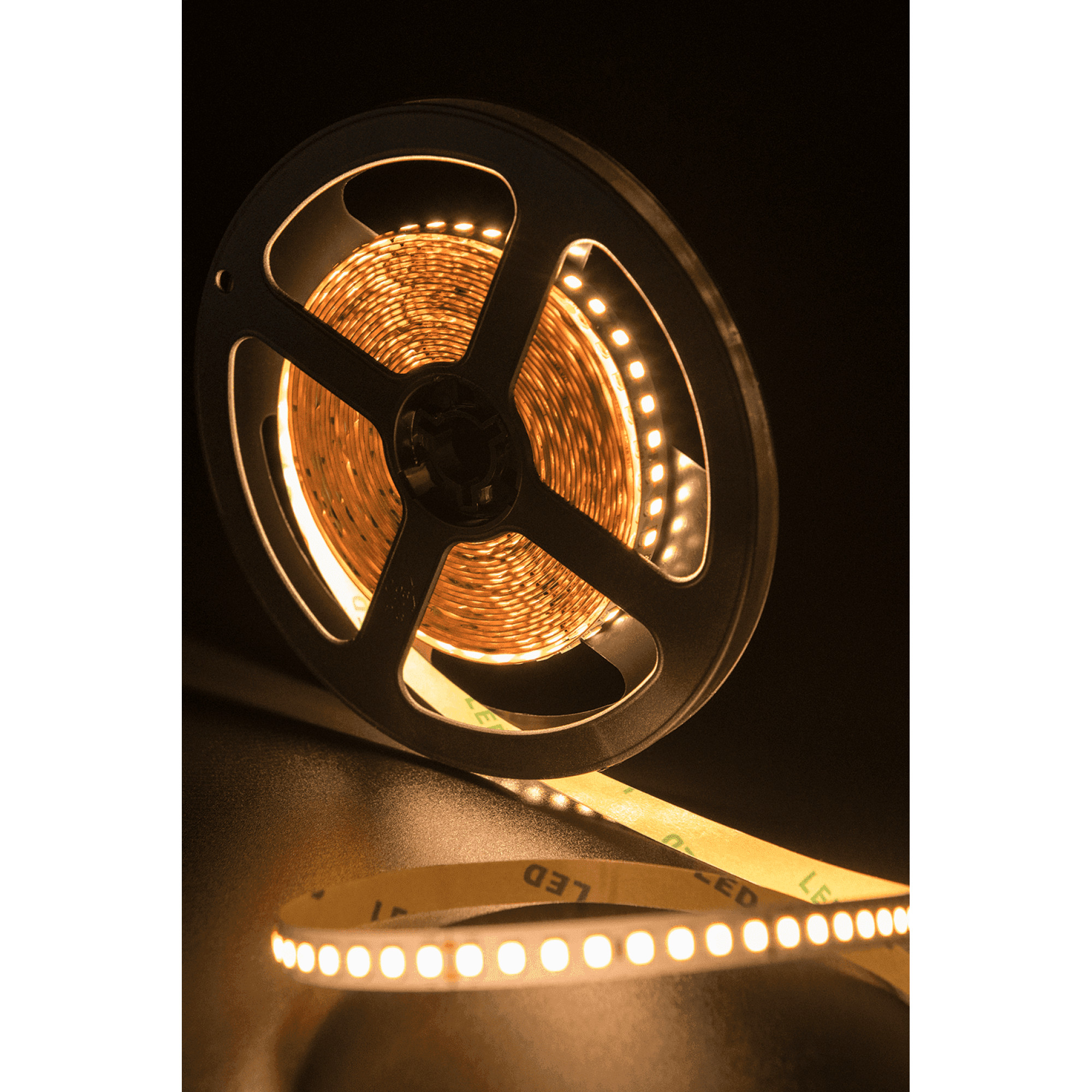 Лента светодиодная ПРО SMD2835 160LED/м 14,4Вт/м 24В IP20 Цвет:Теплый белый (1метр) SWG