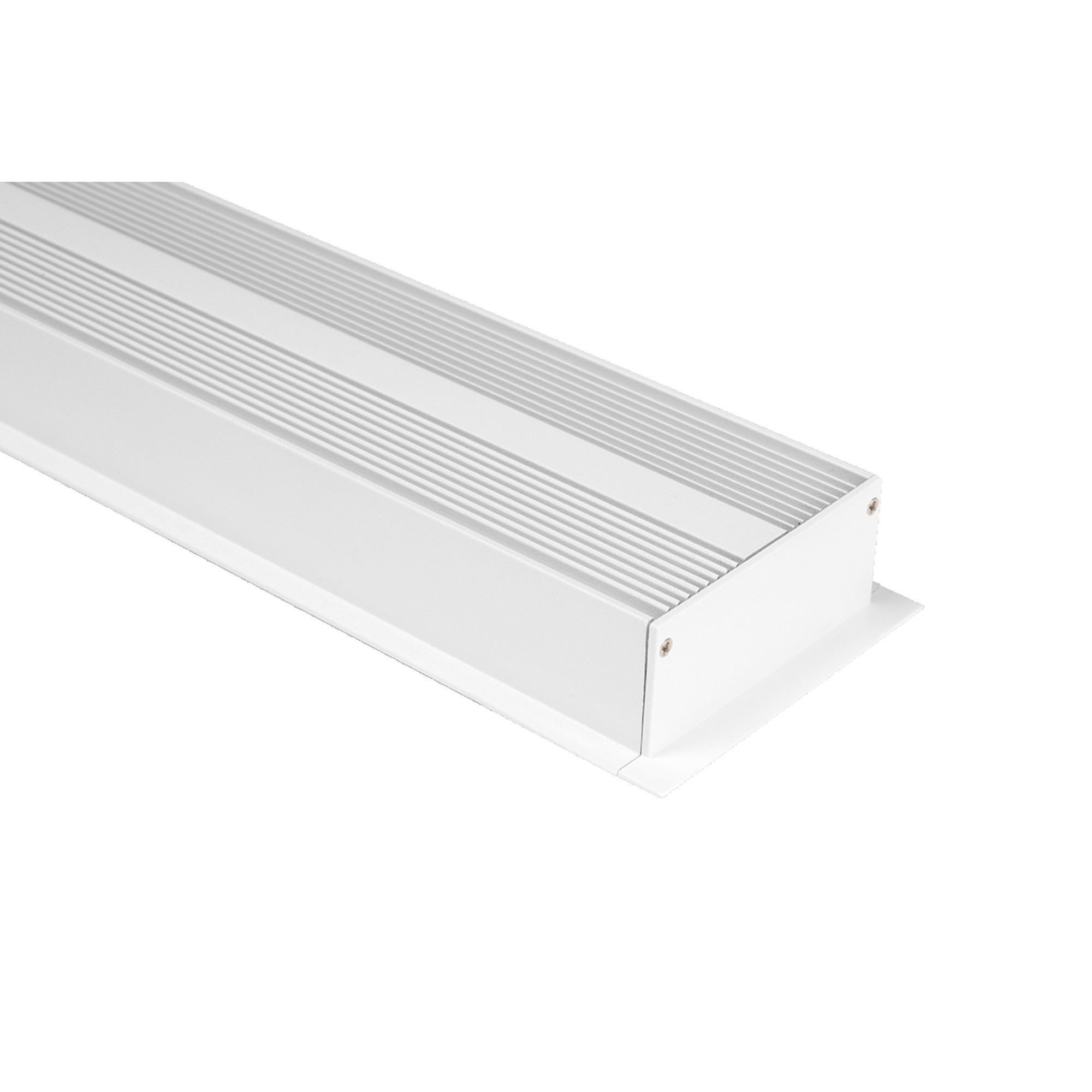 Профиль встраиваемый алюминиевый LE.8832, белый (2.5м) SWG