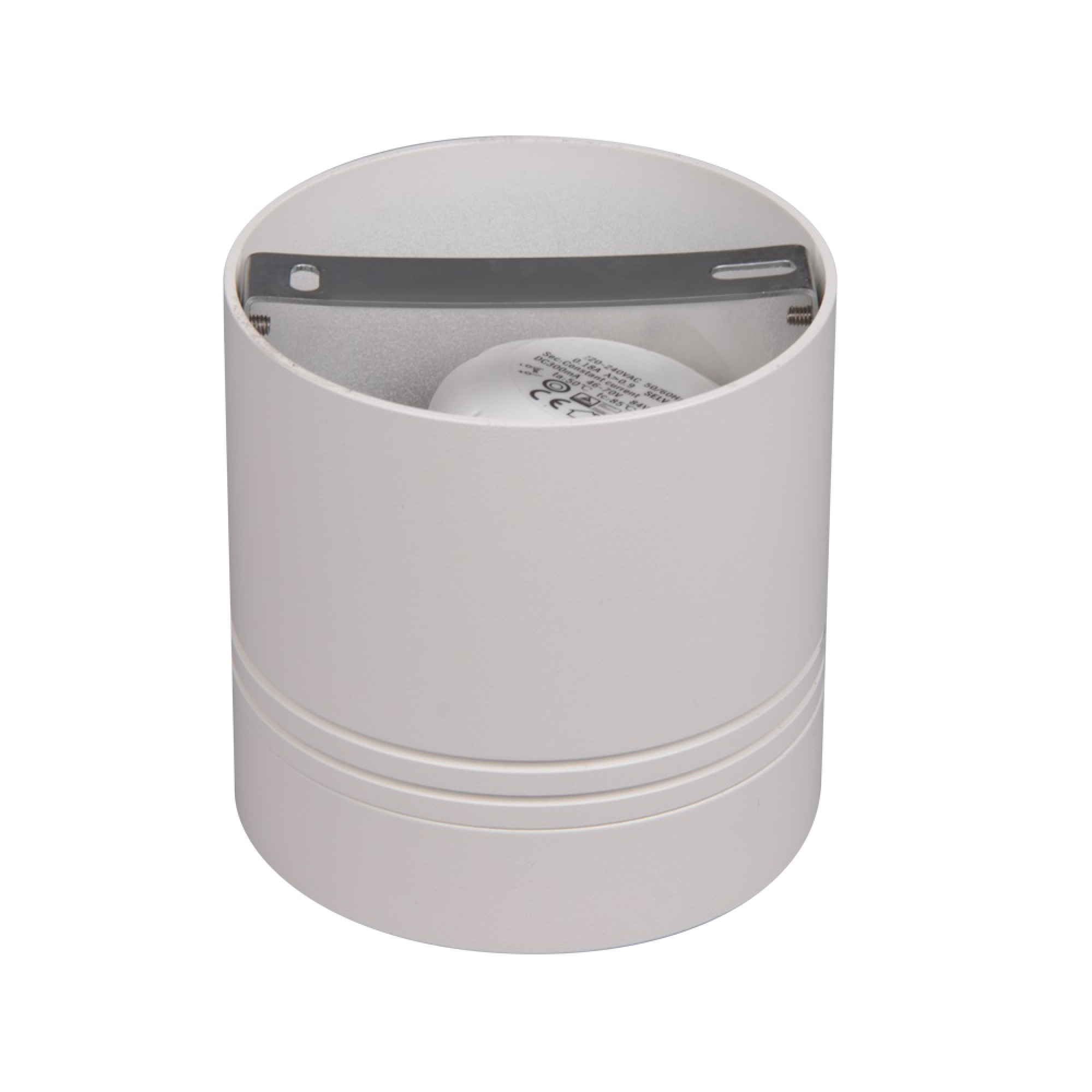 Светильник накладной светодиодный PDL-R 15w 4000K 100° White IP20 d108x108 Jazzway