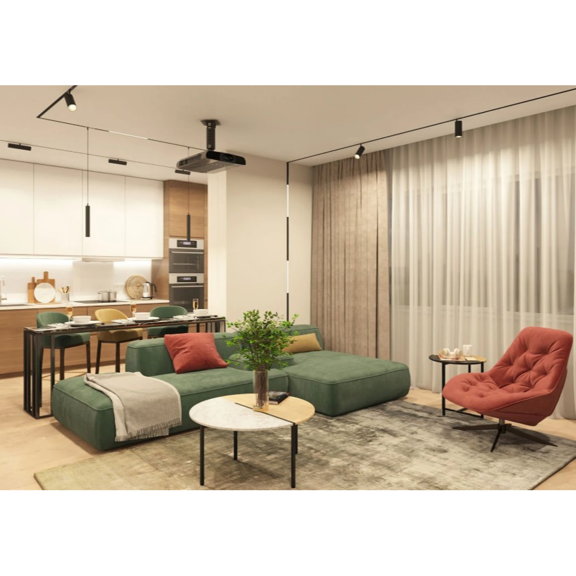 Трековый светильник DK8006-BK Denkirs