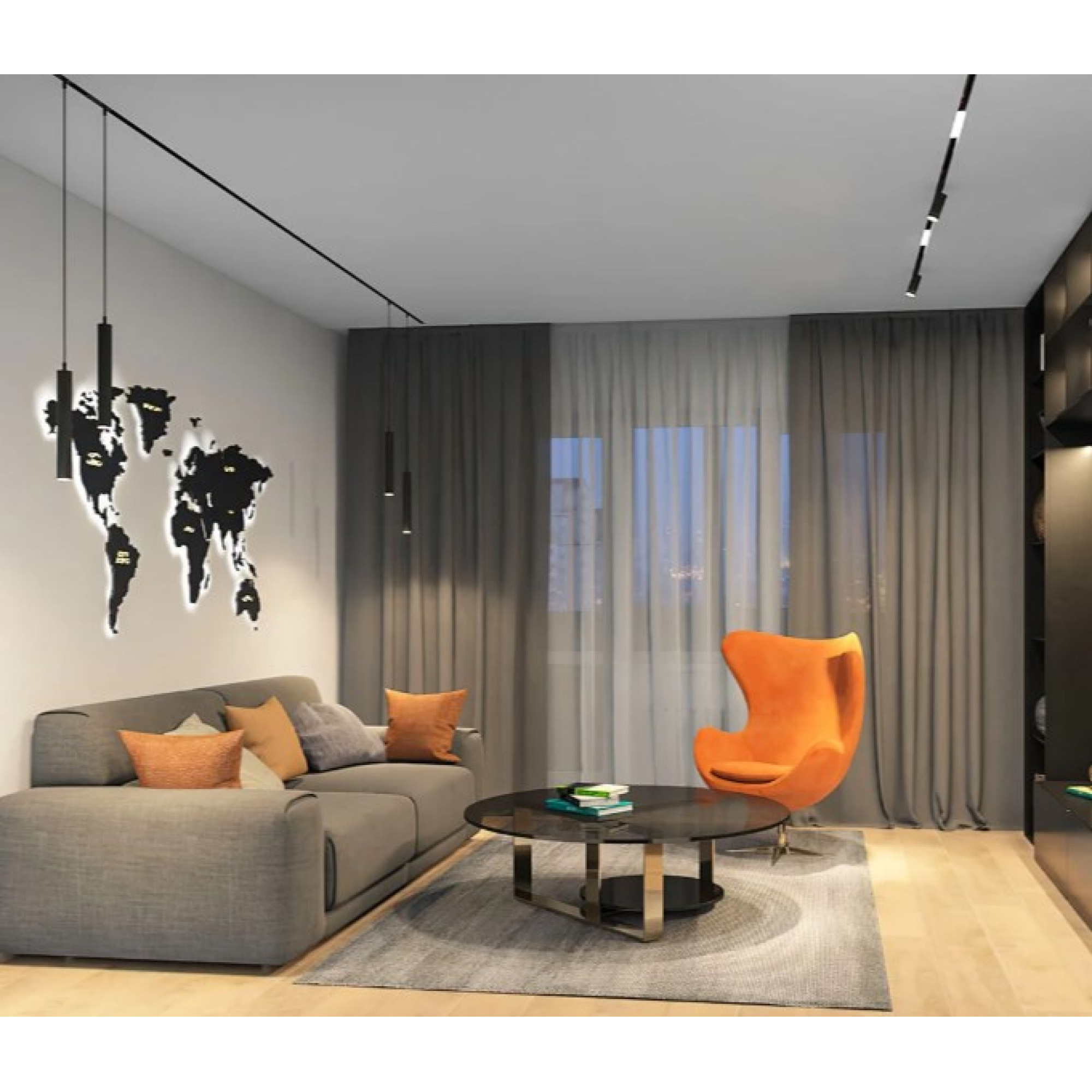 Трековый светильник DK8008-BK Denkirs