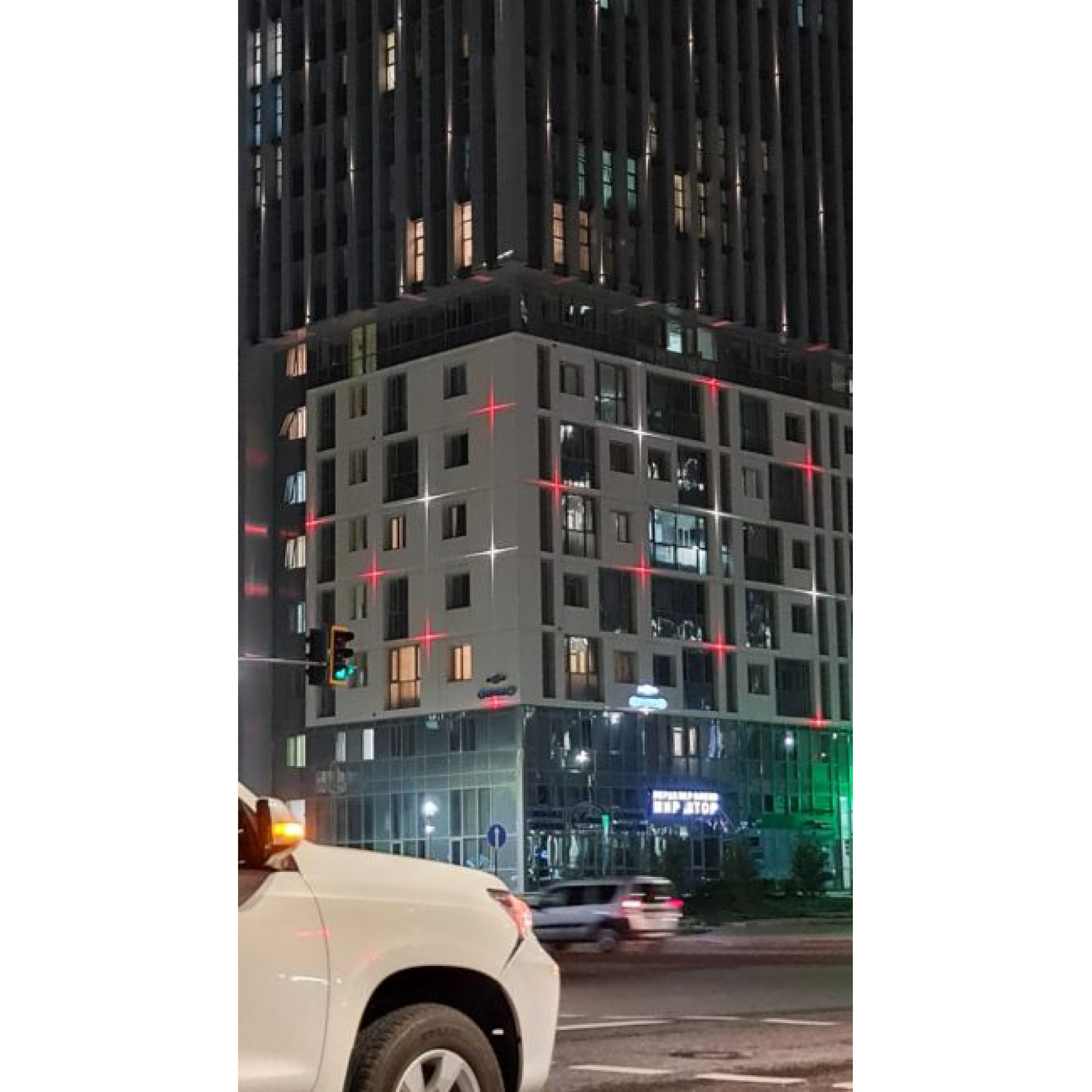 Прожектор архитектурный Cross Star Lamp TS100R 220В 4Д*4Вт 5° SignImpress