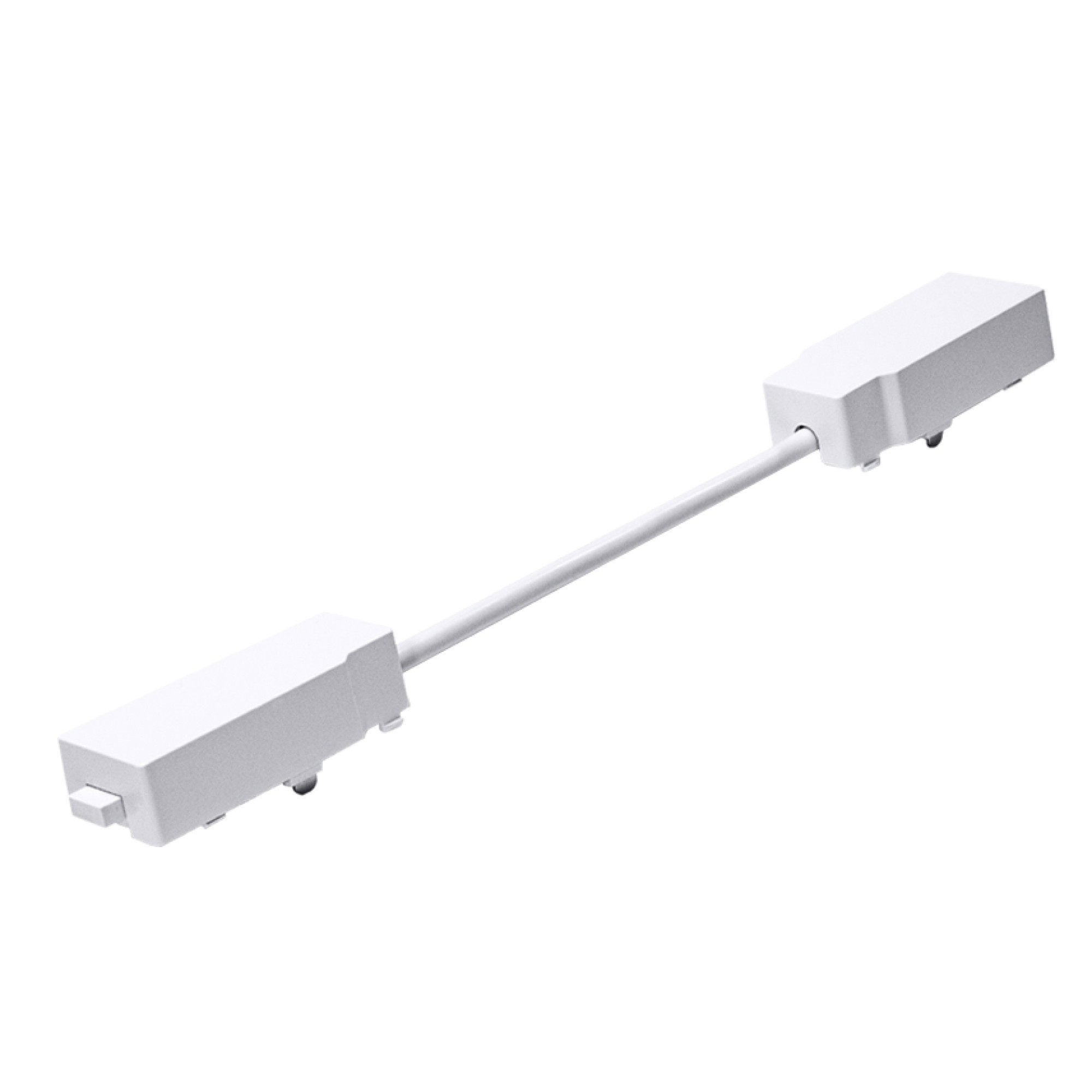 Коннектор питания 16см для соединения шинопровода однофазного магнитного Ultra Белый SignImpress