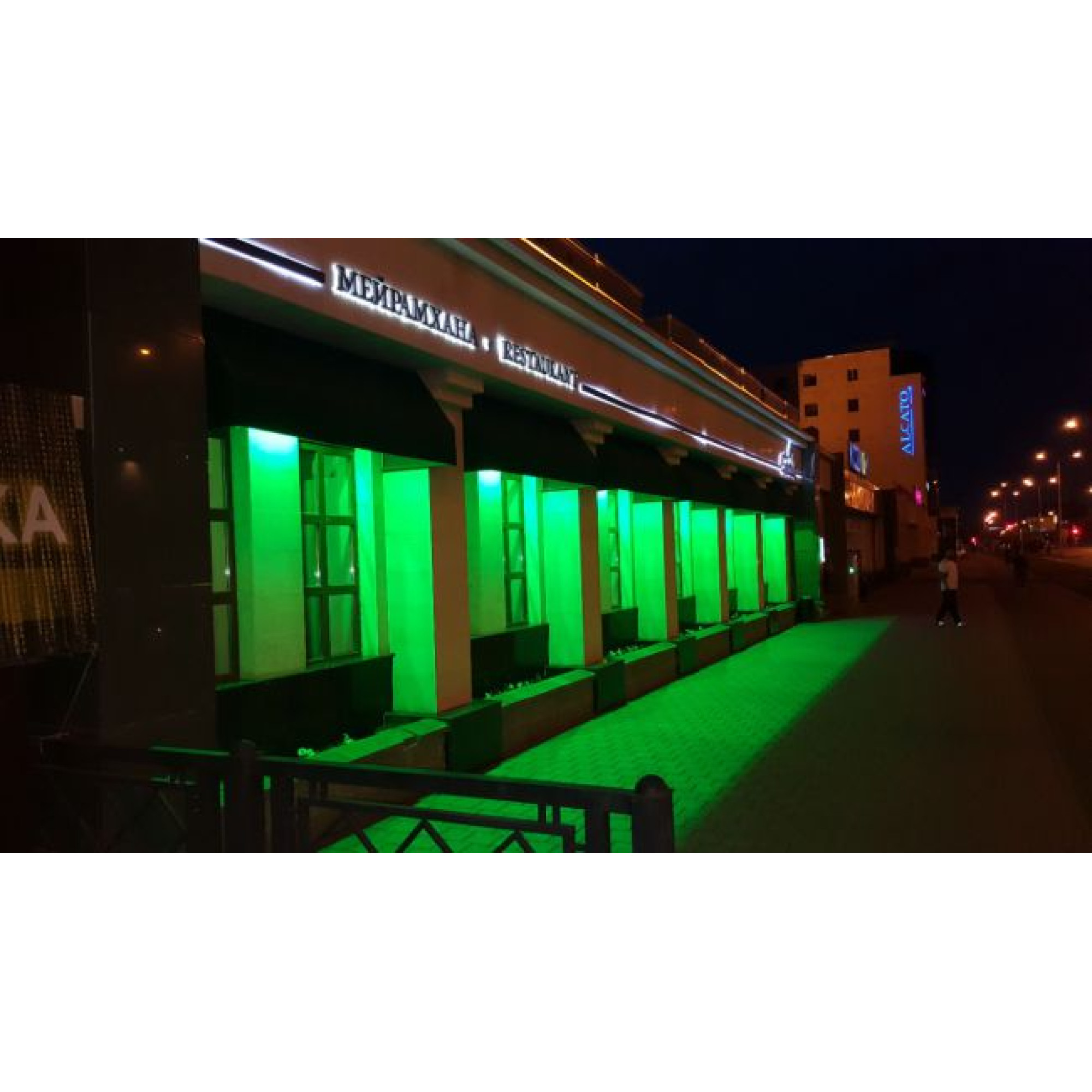 Прожектор светодиодный заливного света TGD 30Вт Зелёный SignImpress