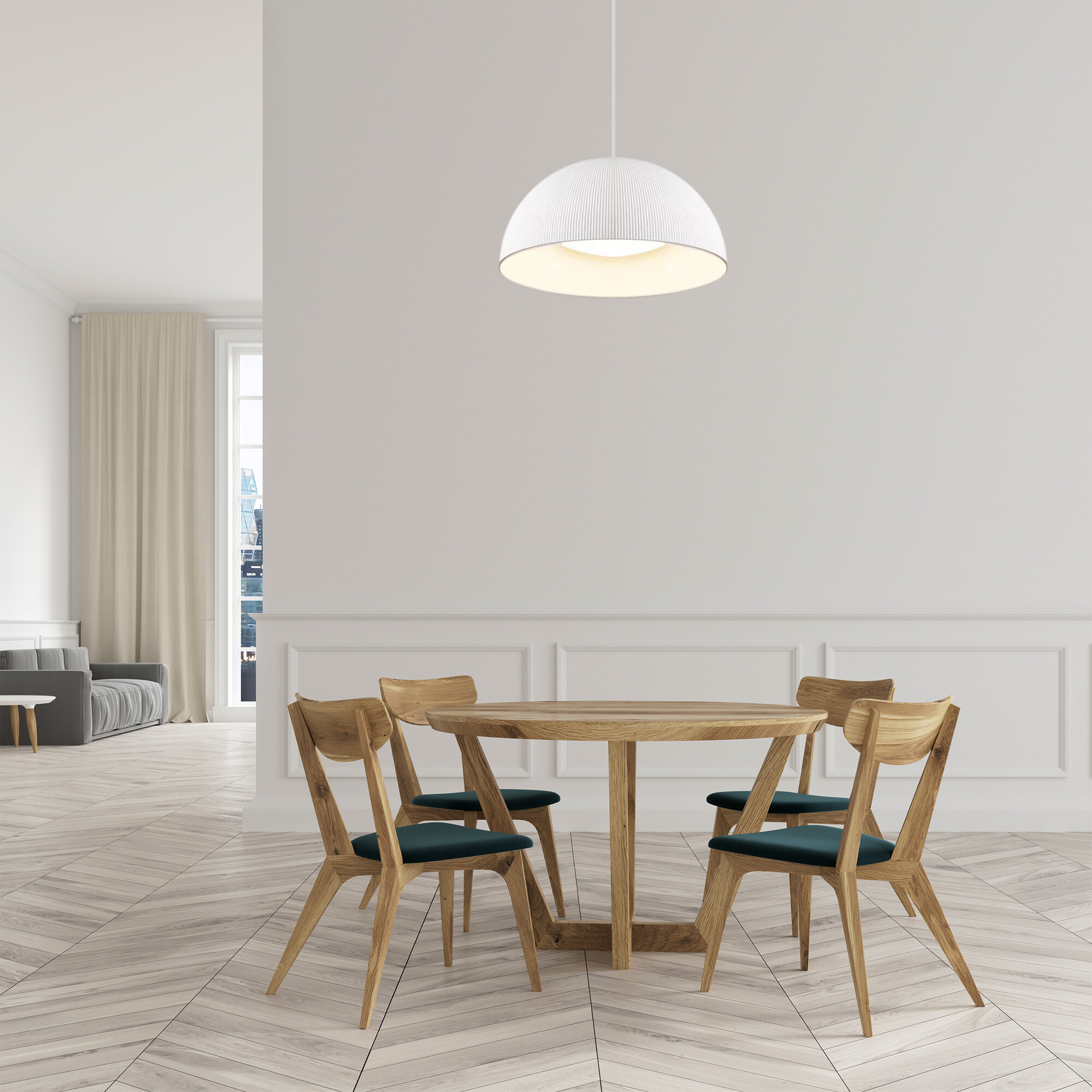 Светильник подвесной светодиодный 22 Вт 3960 Лм Белый Signimpress