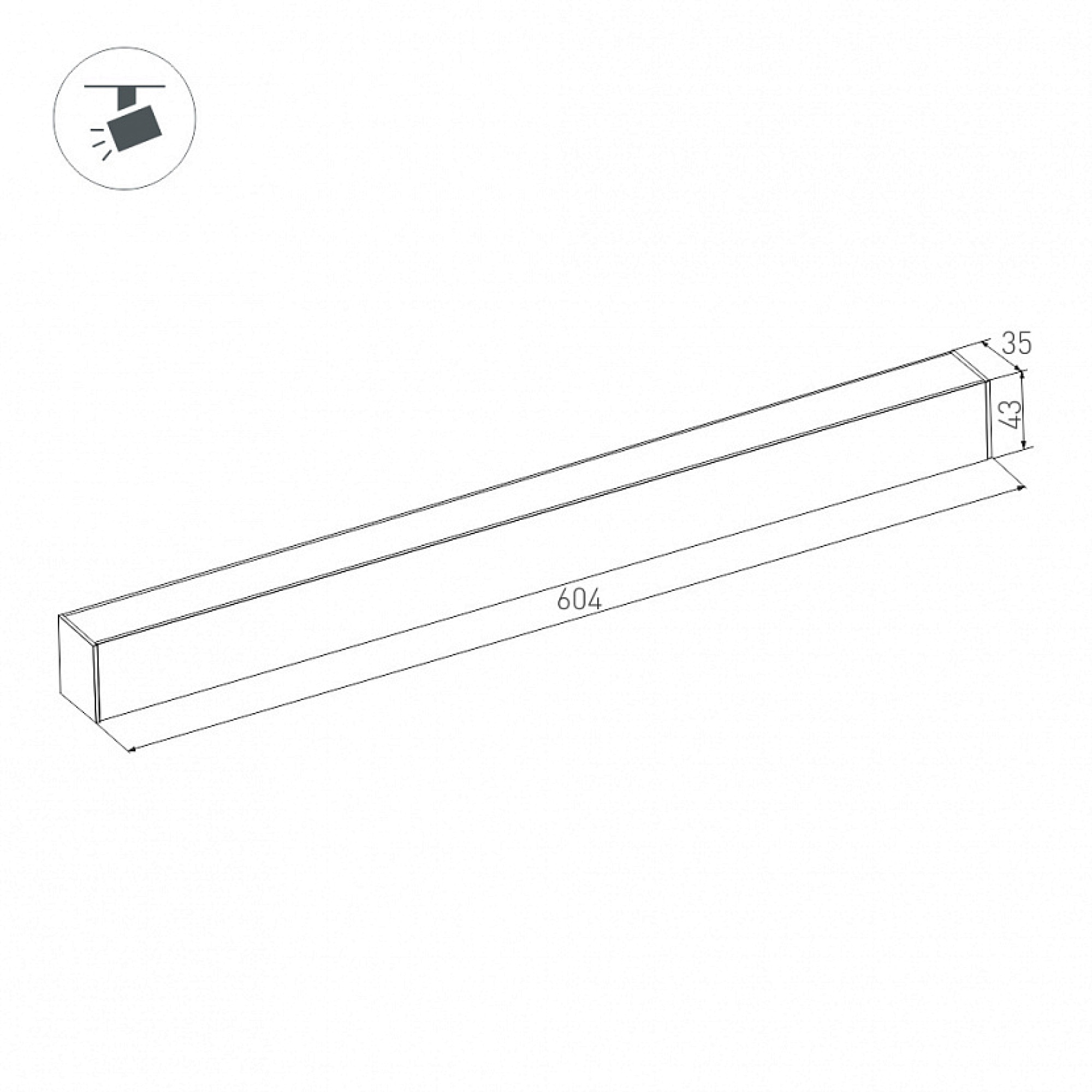 Светильник MAG-FLAT-45-L605-18W Day4000 (WH, 100 deg, 24V) (IP20 Металл, 3 года) arlight  