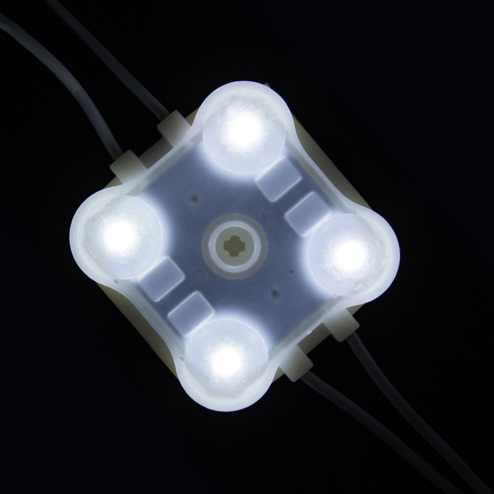 Модуль светодиодный 4 SMD 2835 2Вт 180Лм 6000-6500К (с линзой 160) SignImpress