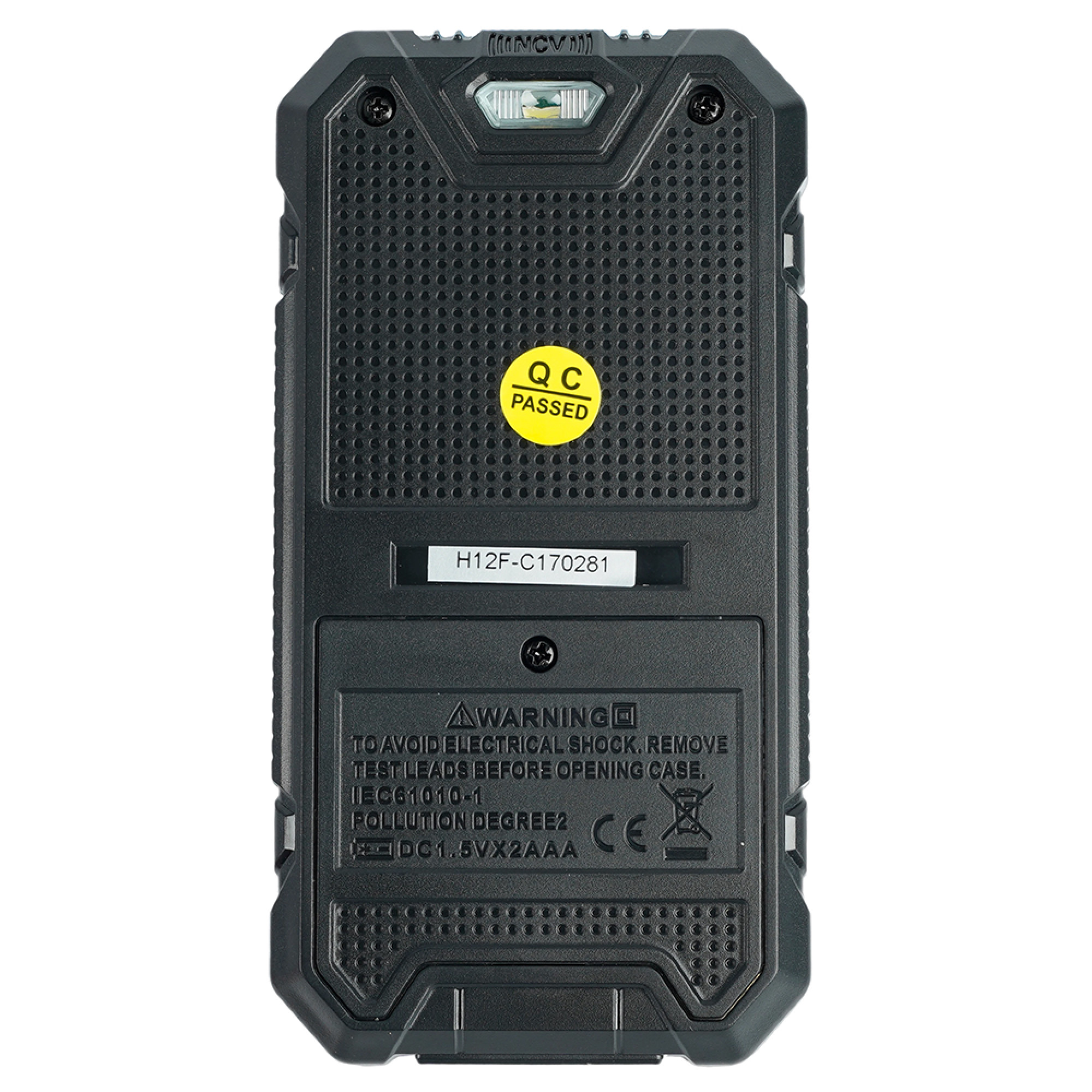 Мультиметр цифровой, 4000 отсчетов, 2 батареи тип ААА 1,5В, автоматический, черный Feron