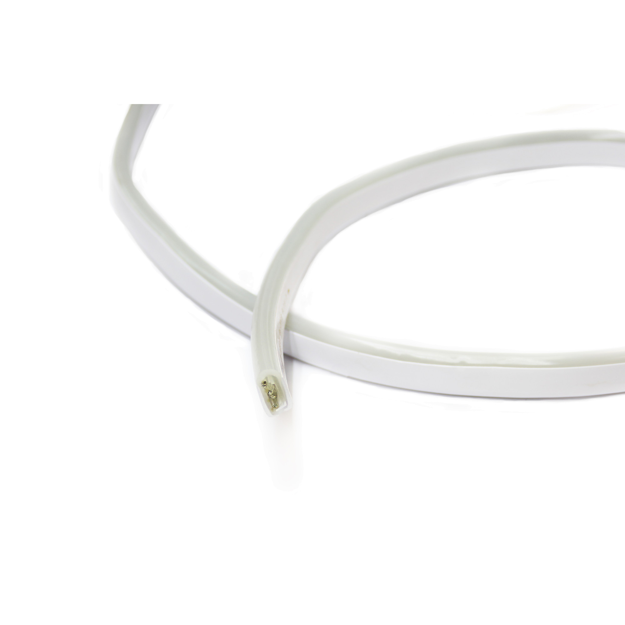 Неон гибкий ULS-N21-2835-120LED/m-8mm-IP67-220V-8W/m-50M-YELLOW бобина (1 метр) 50м. Uniel