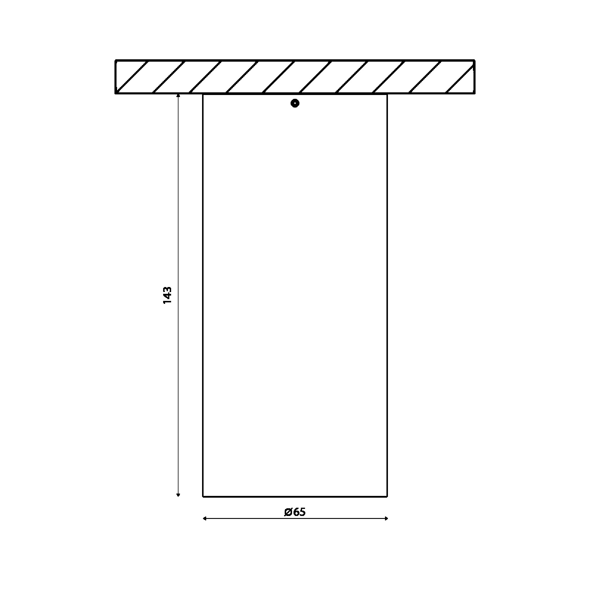 Светильник VILLY, потолочный накладной, 15Вт, 3000K, черный SWG