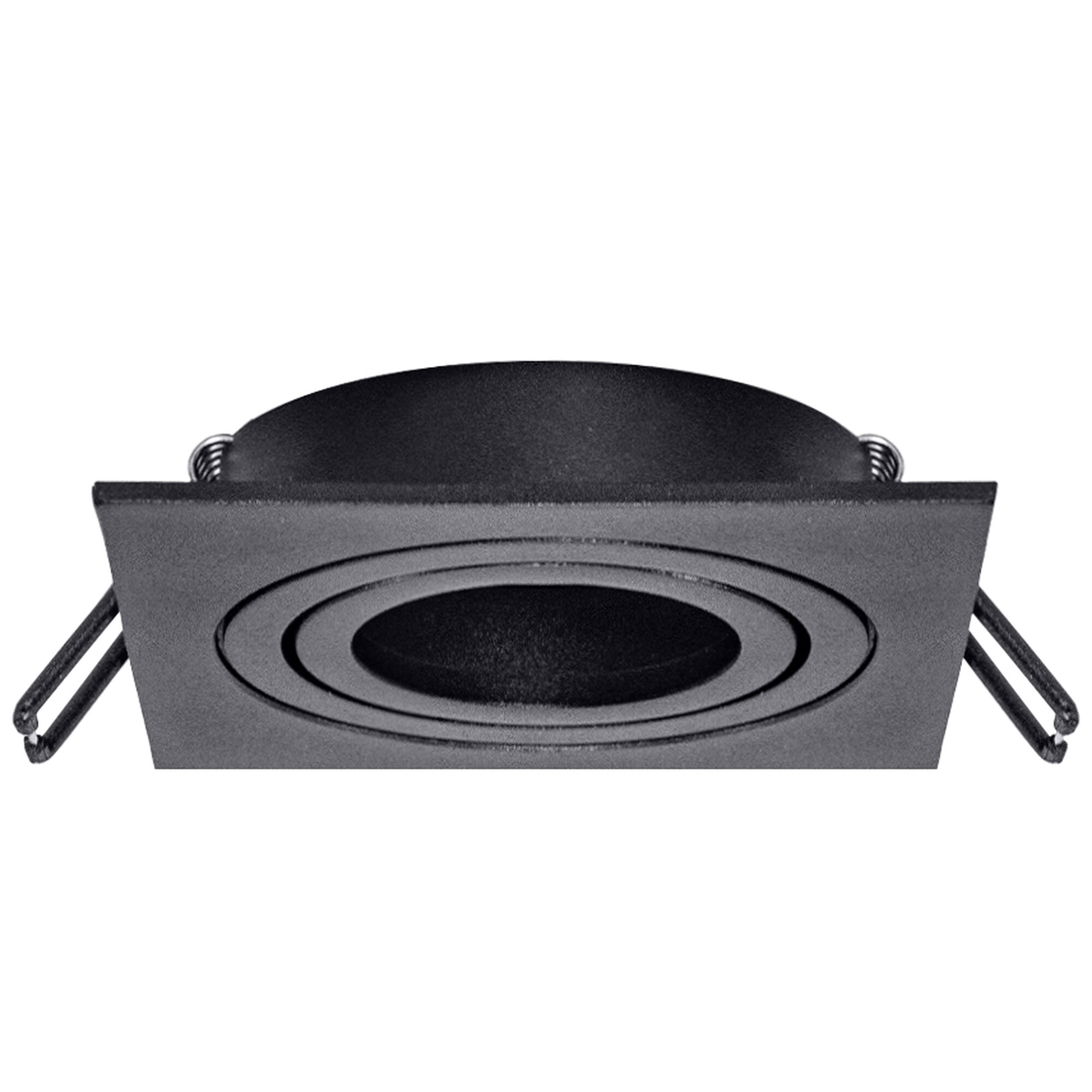 Светильник встраиваемый поворотный GU5.3 (MR16) квадрат 010103 Чёрный SignImpress