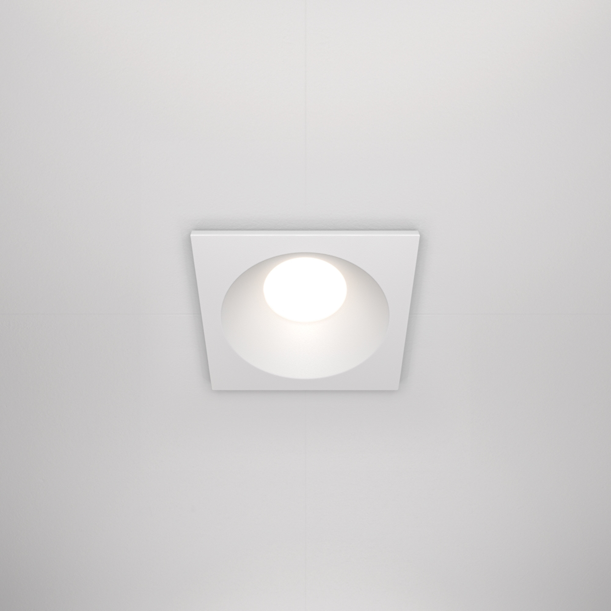 Встраиваемый светильник Zoom GU10 1x50Вт IP 65 белый Maytoni