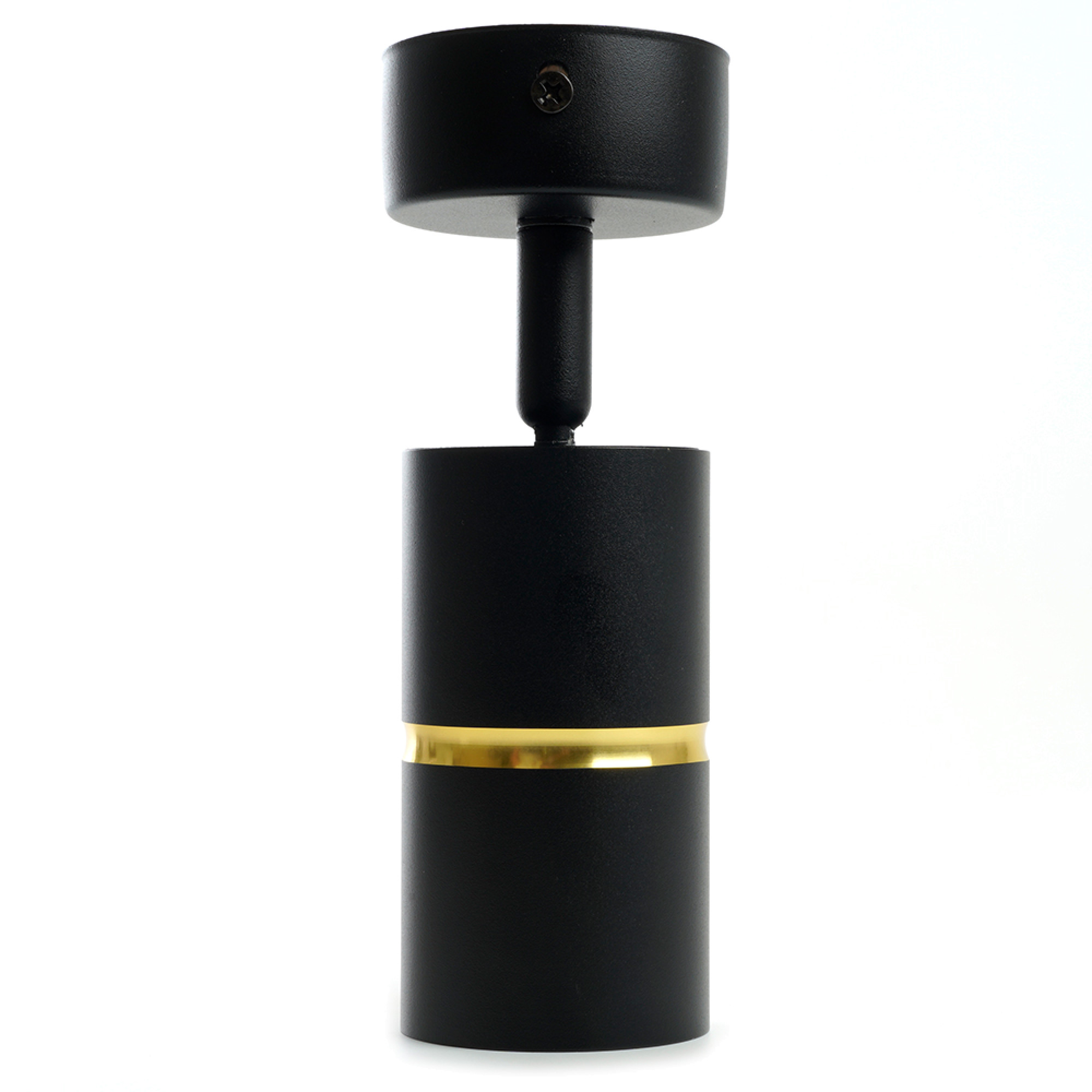 Светильник настенно-потолочный под лампу GU10, чёрный, золото ML1861 ZEN Feron