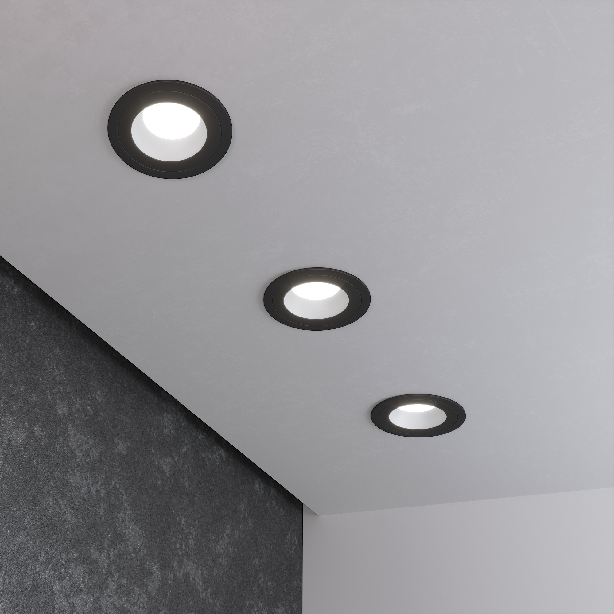 Светильник встраиваемый 122 MR16 серебро/черный Elektrostandard (распродажа)